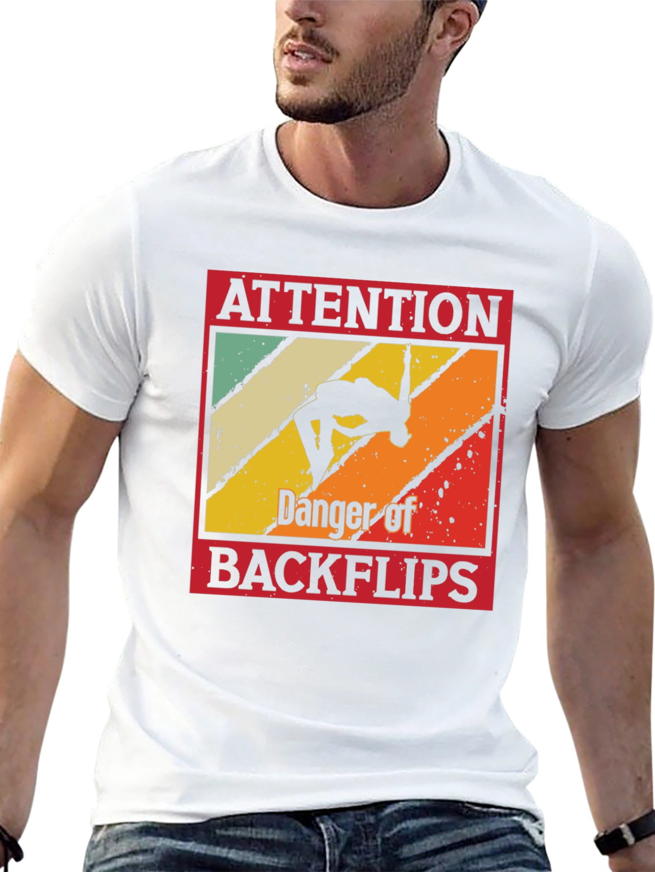 Attention Backflips Graphic Tee