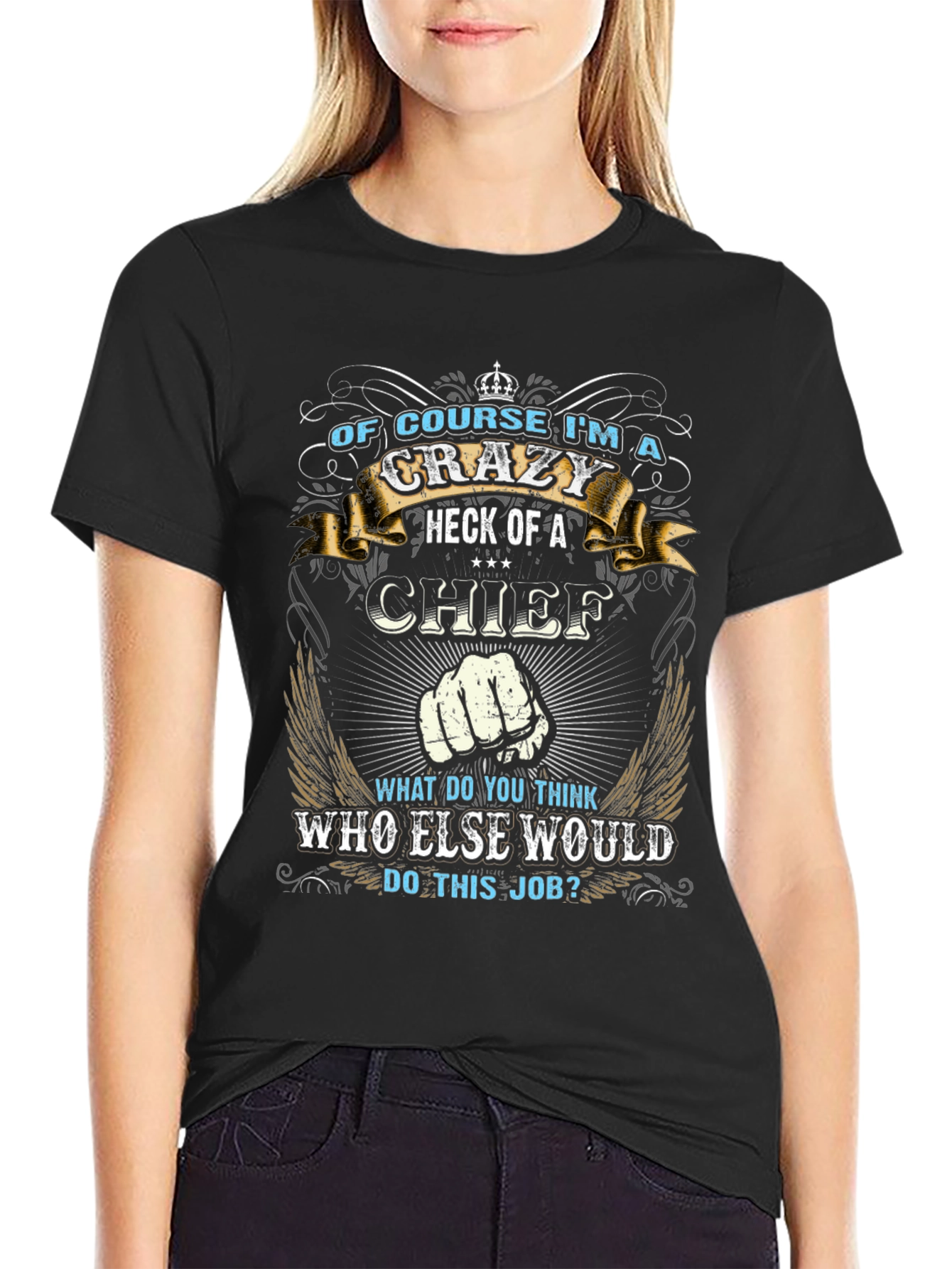 Crazy Chief Graphic T-Shirt