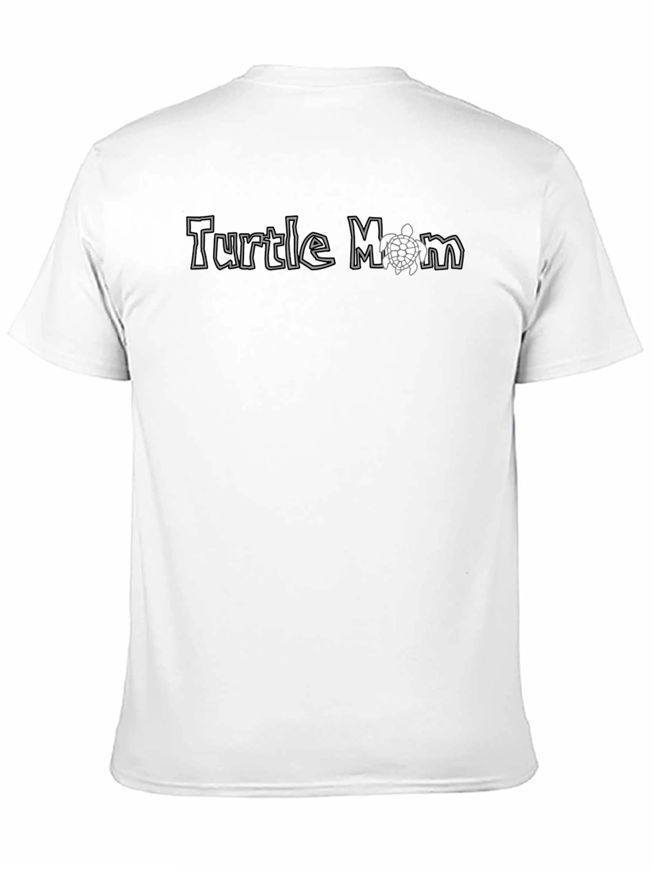 Turtle Mom Graphic Tee - Black