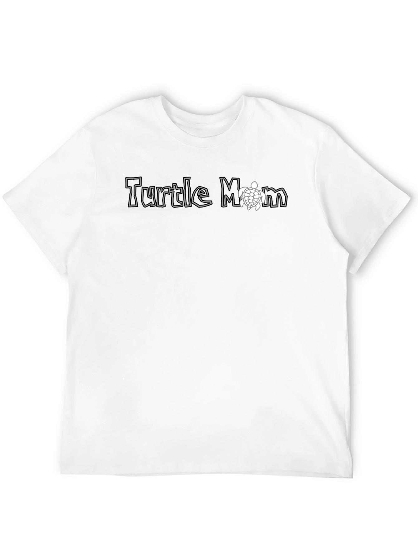 Turtle Mom Graphic Tee - Black