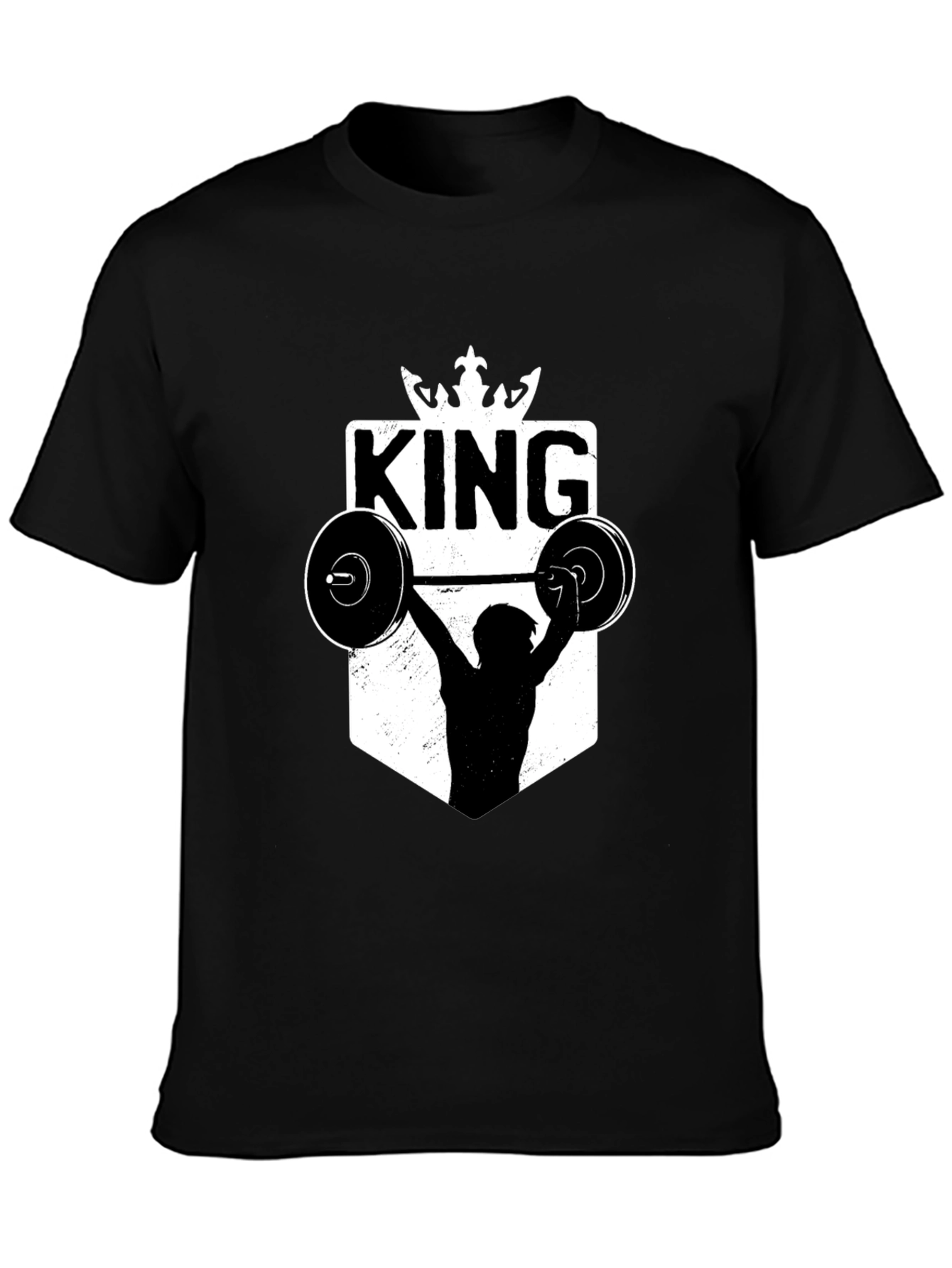 King Weightlifting T-Shirt - Fitness Power!