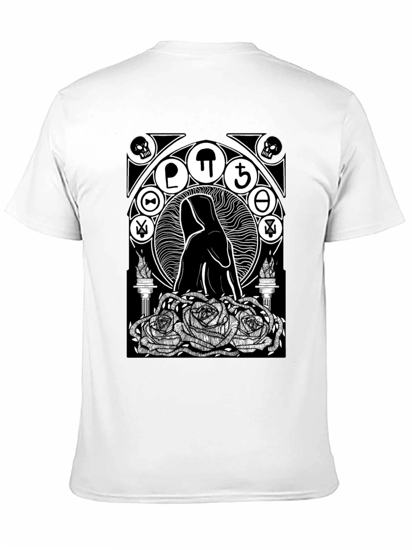 Occult Rose T-Shirt - Gothic Graphic Tee
