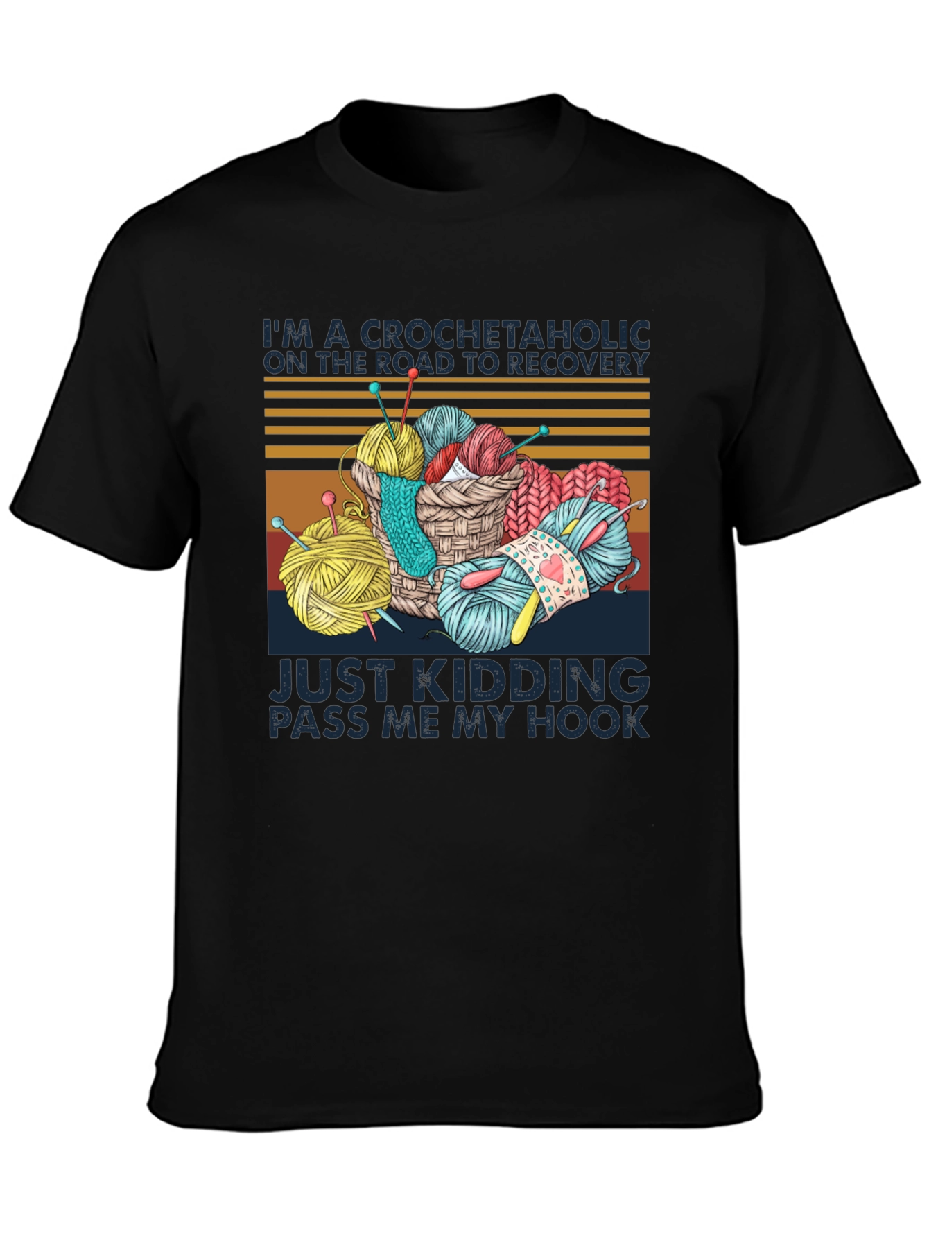 Crochetaholic T-Shirt: Yarn Lovers Tee