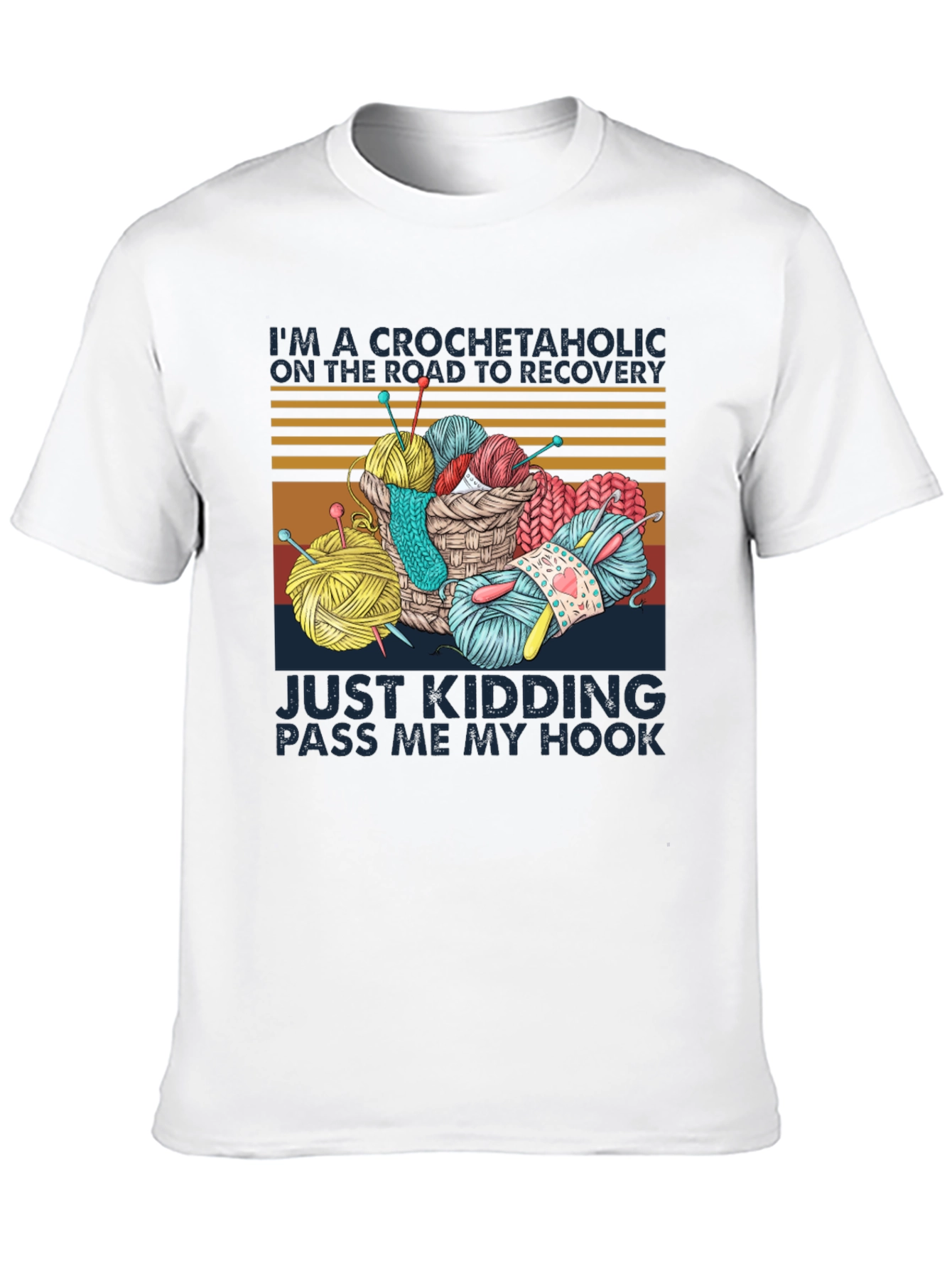 Crochetaholic T-Shirt: Yarn Lovers Tee