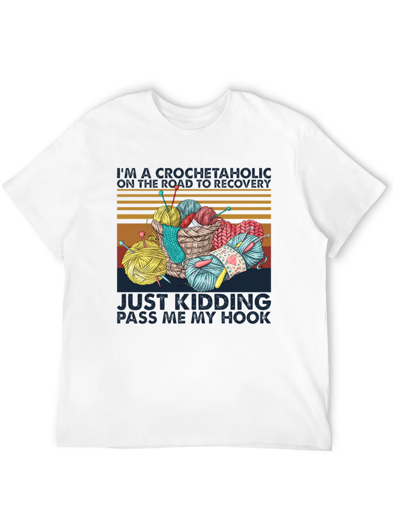 Crochetaholic T-Shirt: Yarn Lovers Tee