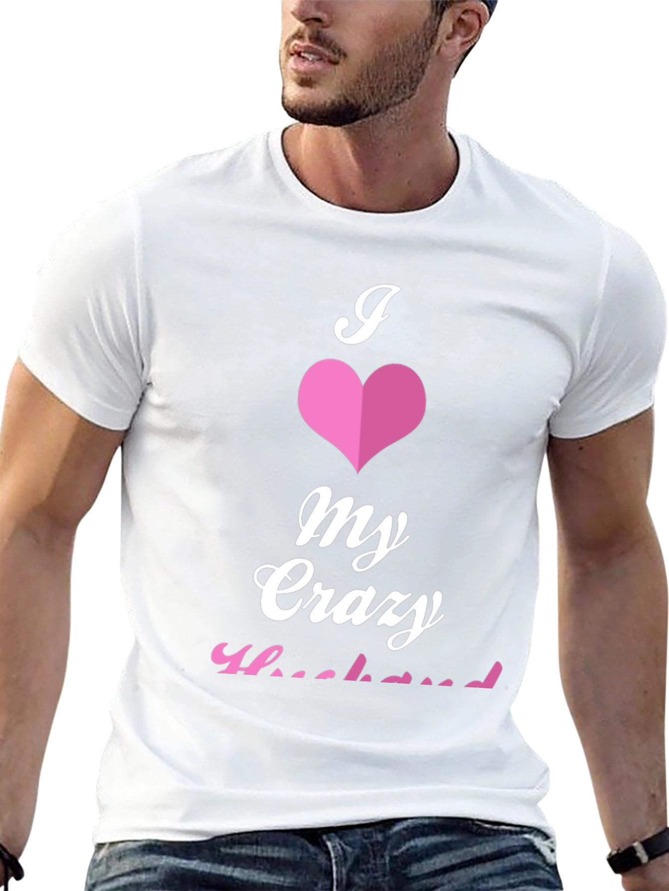 I Love My Crazy Husband Graphic Tee