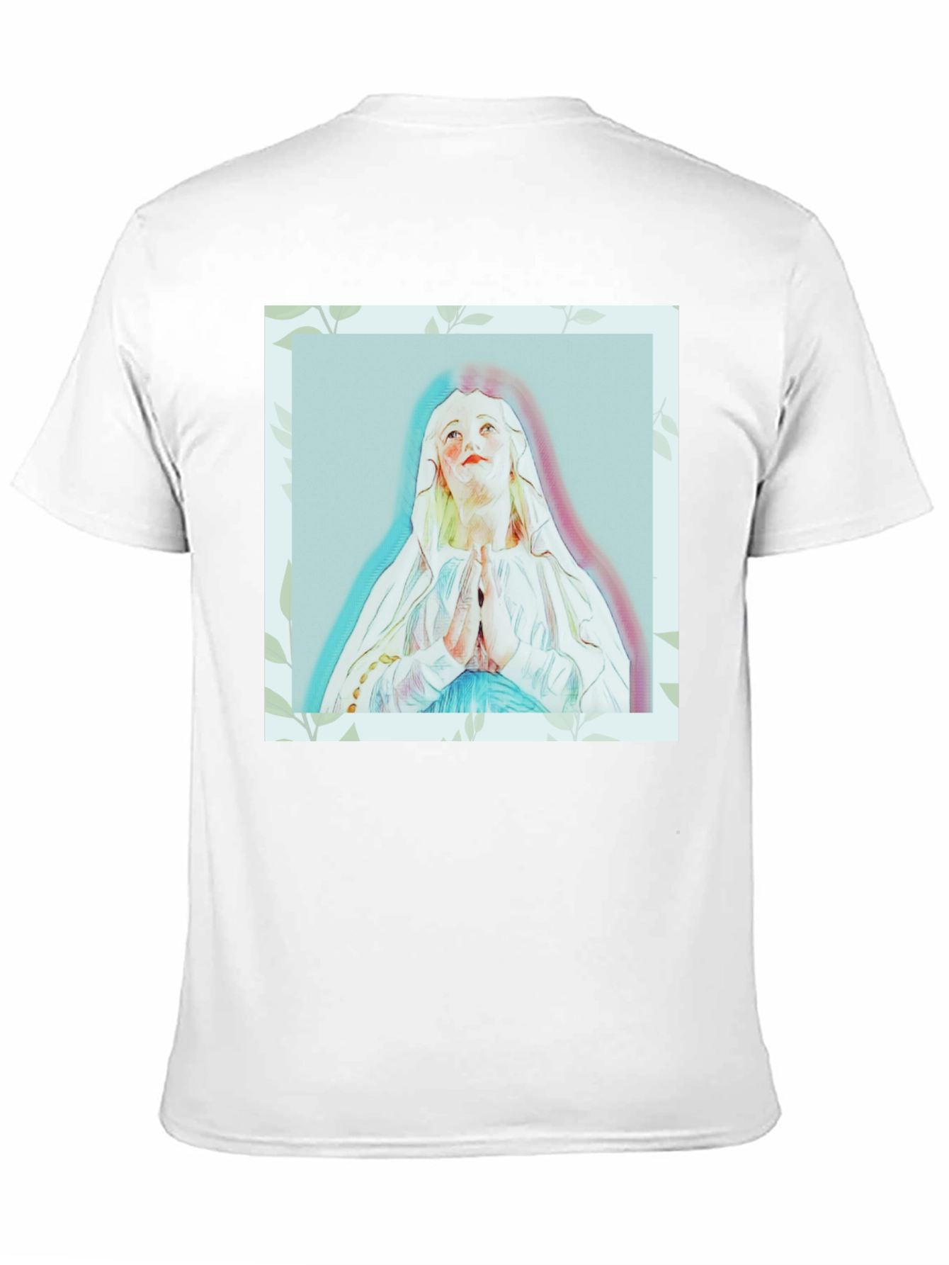 Religious Art T-Shirt - Virgin Mary Graphic Tee