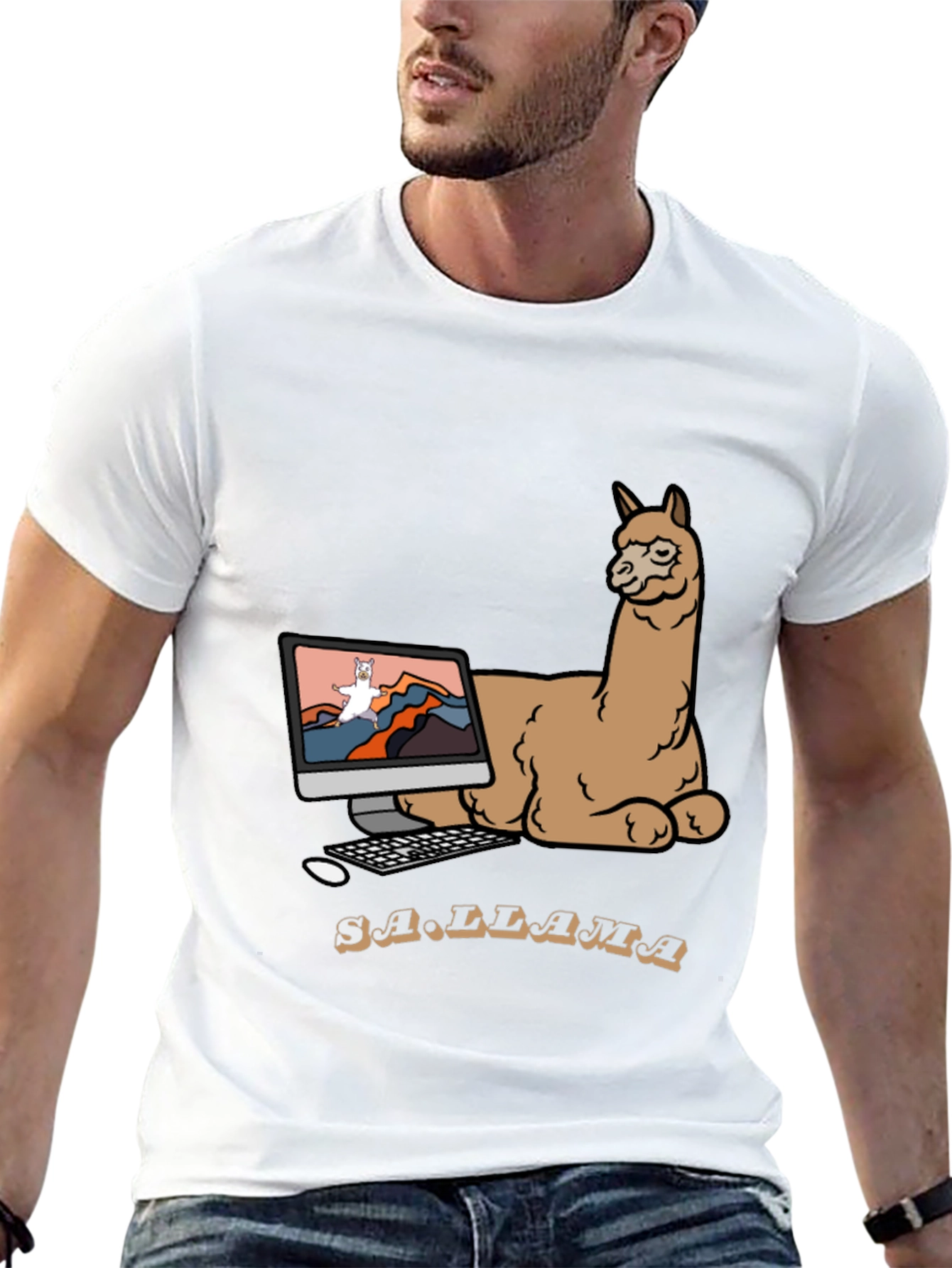 SA.LLAMA Graphic T-Shirt - Unique Design