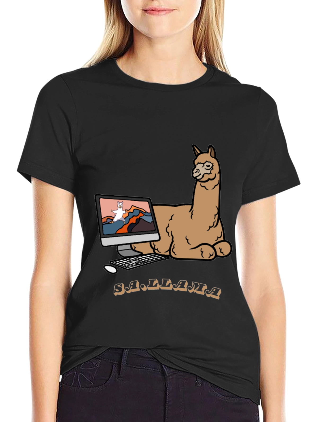 SA.LLAMA Graphic T-Shirt - Unique Design