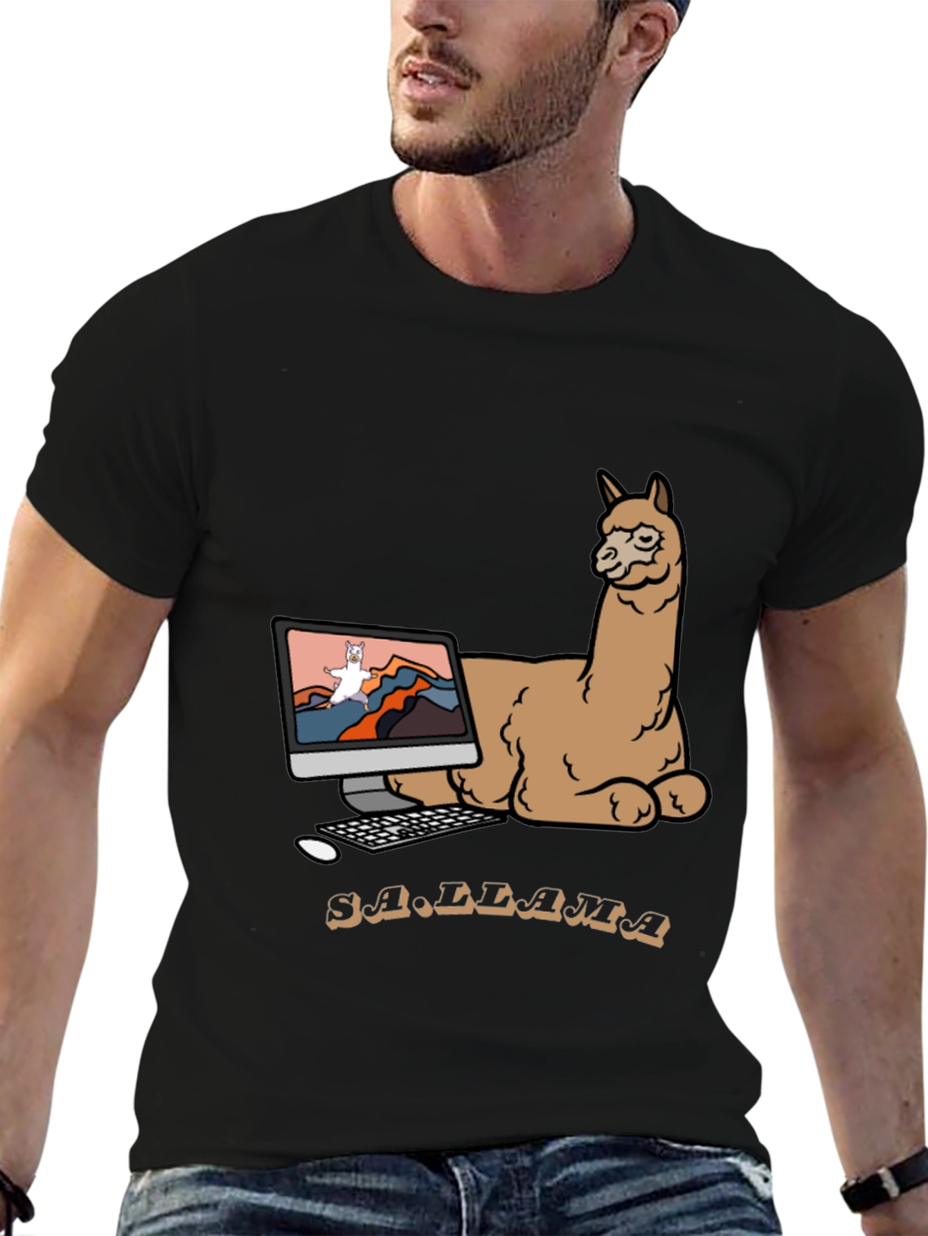 SA.LLAMA Graphic T-Shirt - Unique Design