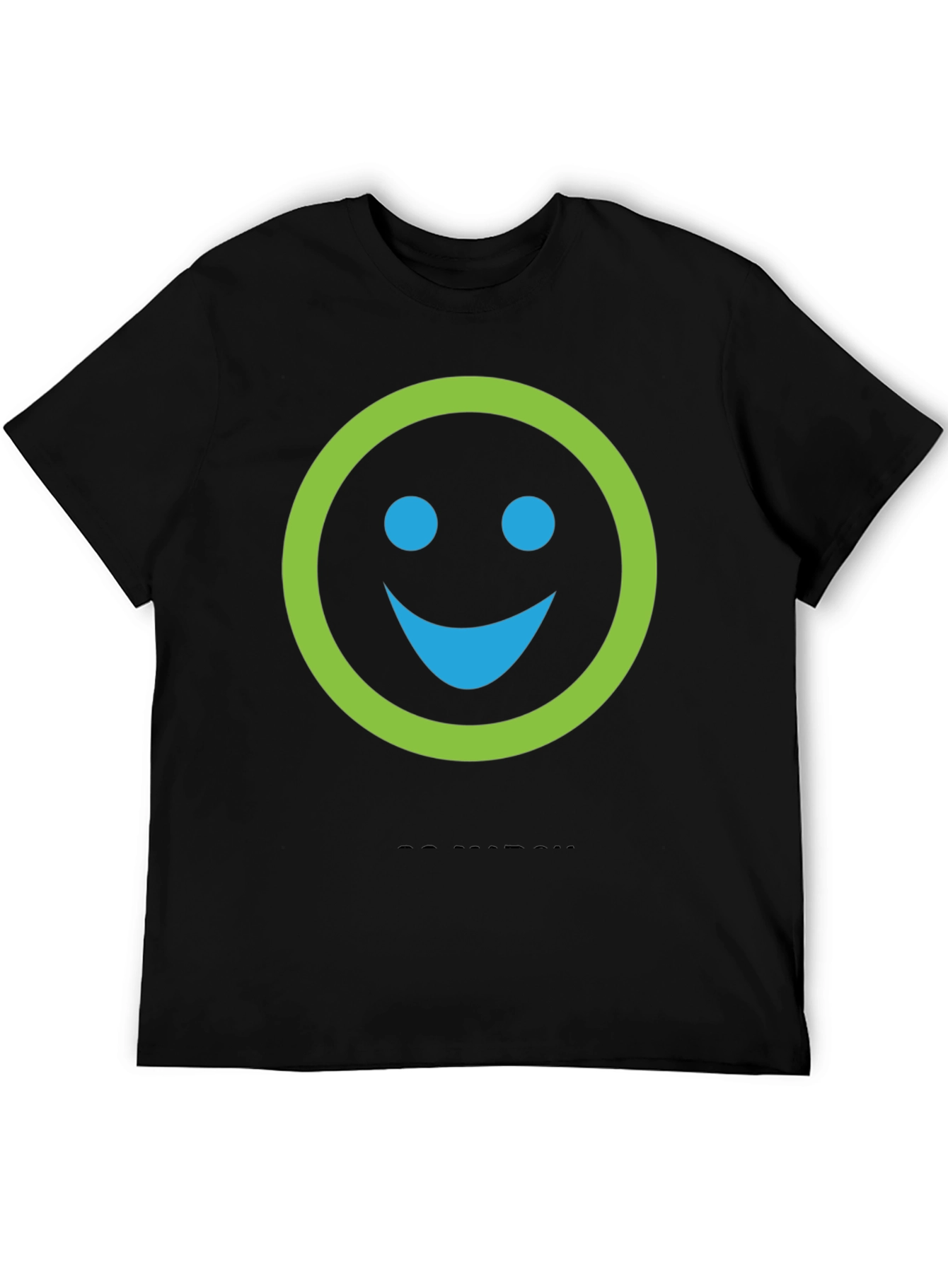 Smiley Face Graphic Tee - Casual Comfort