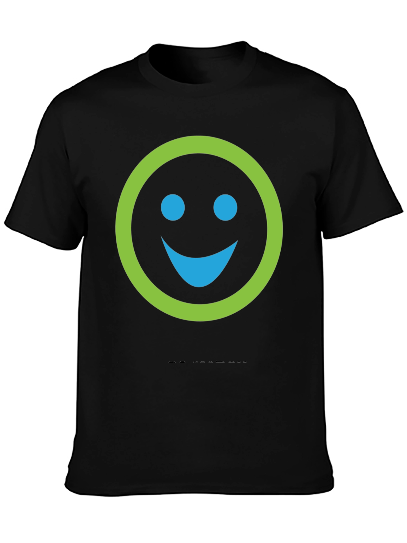 Smiley Face Graphic Tee - Casual Comfort