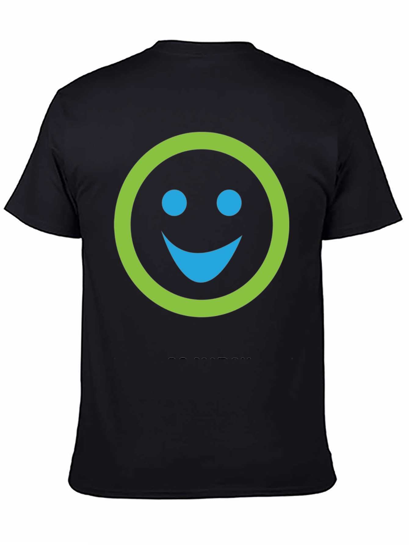 Smiley Face Graphic Tee - Casual Comfort