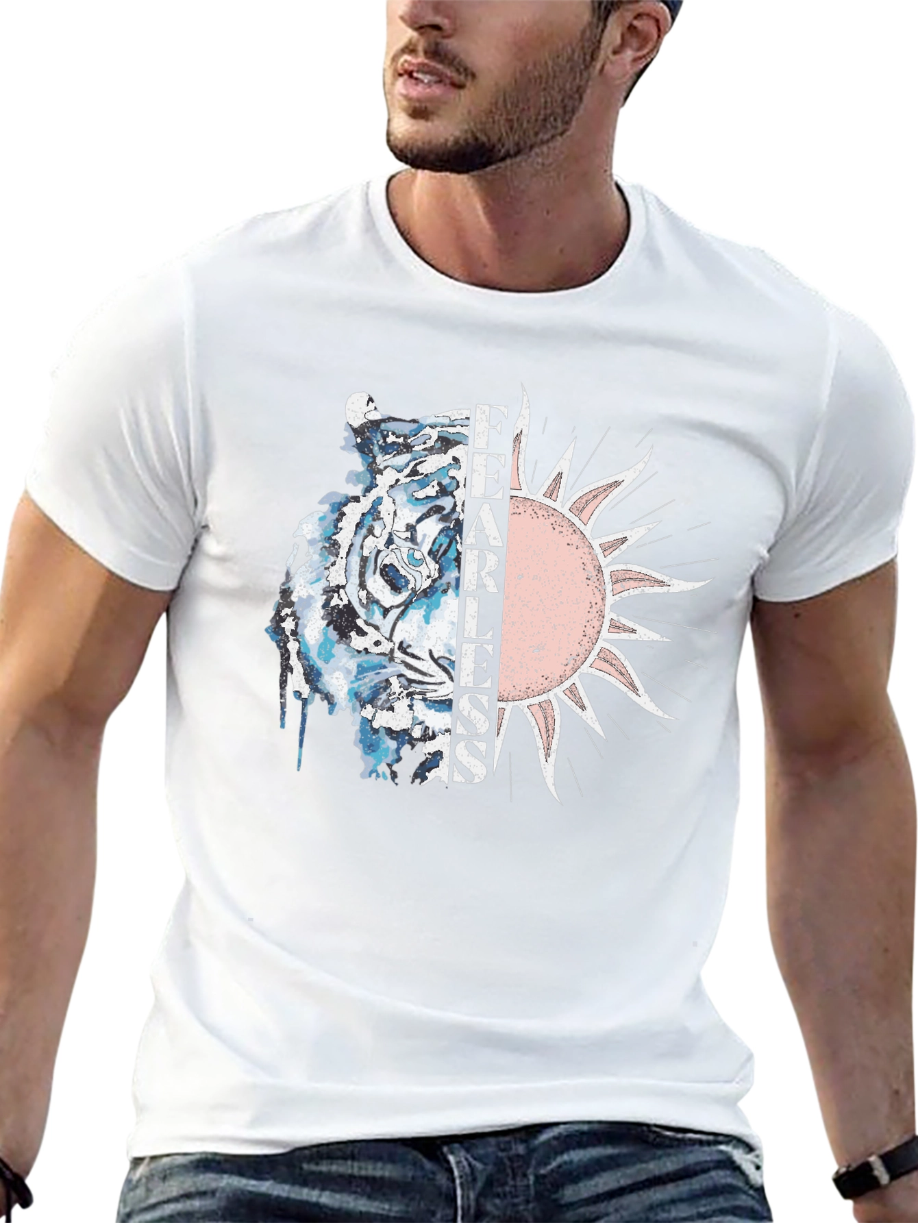 Fearless Graphic Print T-Shirt