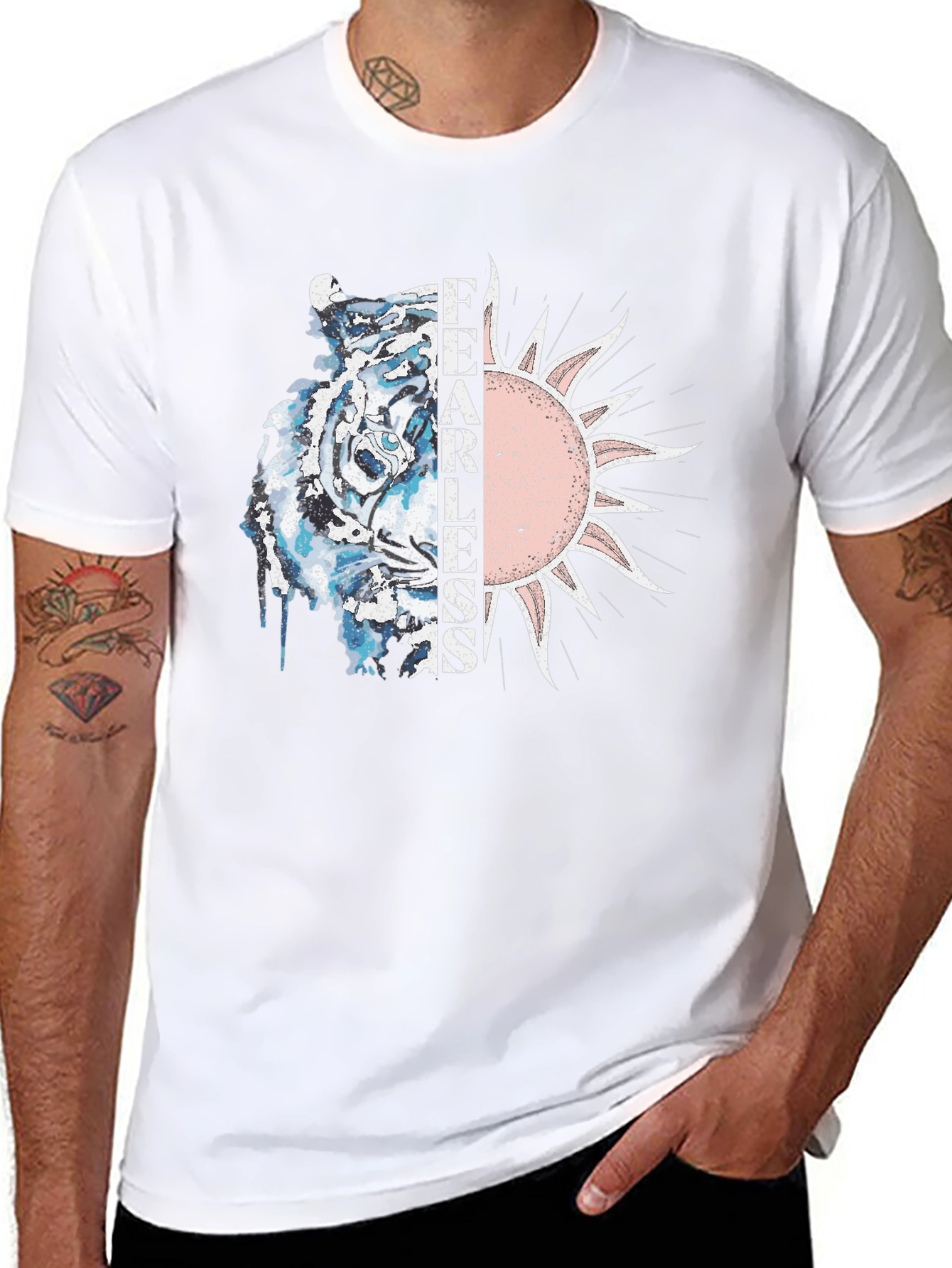 Fearless Graphic Print T-Shirt