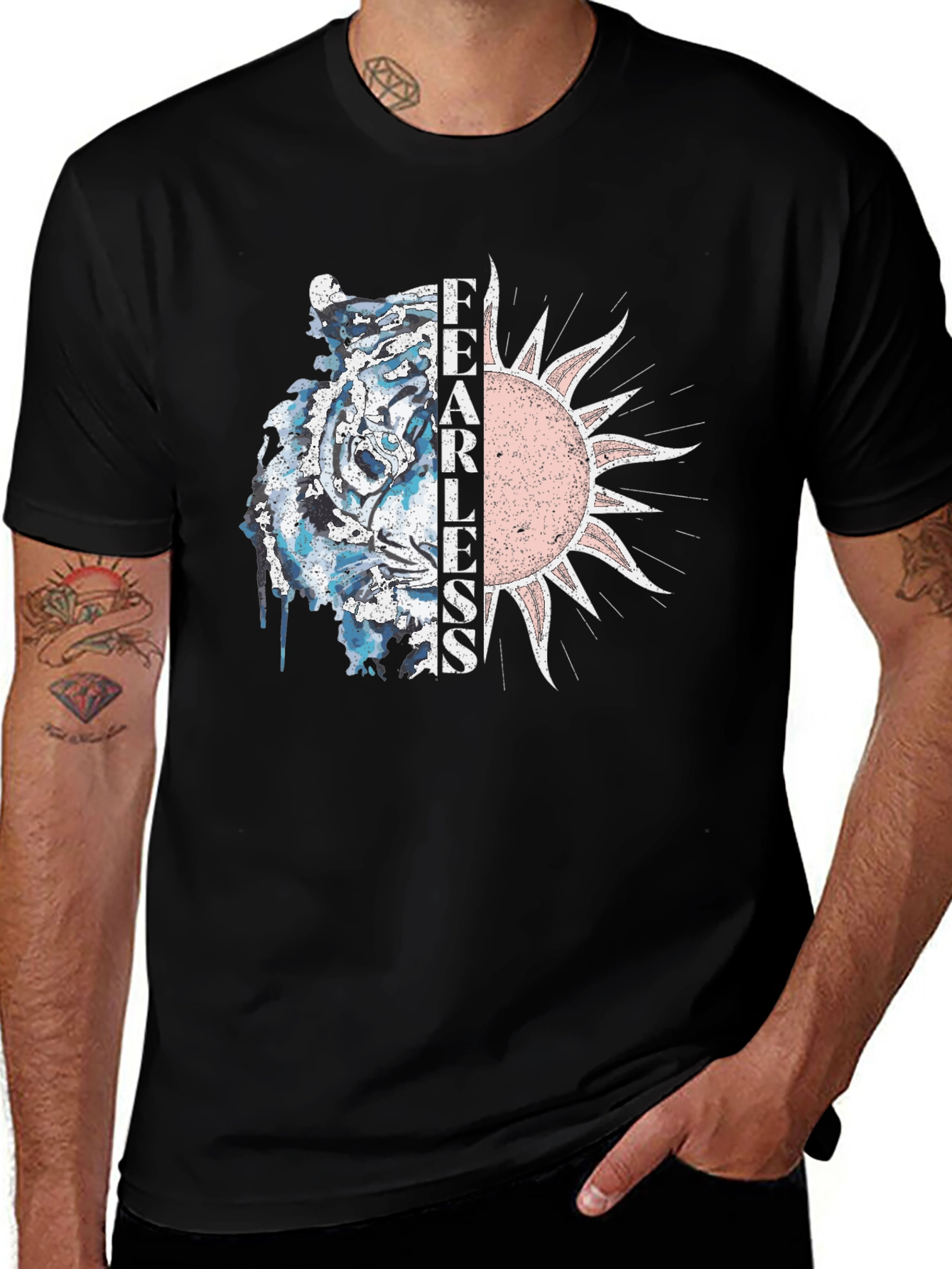 Fearless Graphic Print T-Shirt