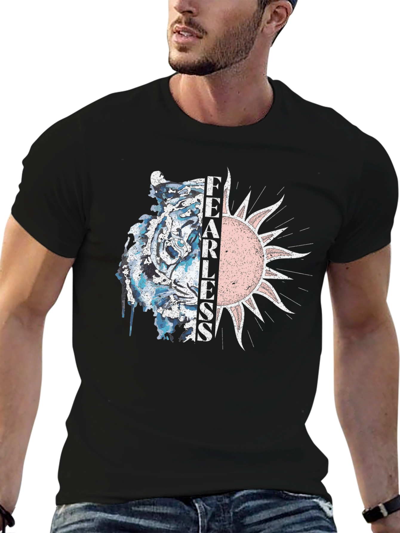 Fearless Graphic Print T-Shirt