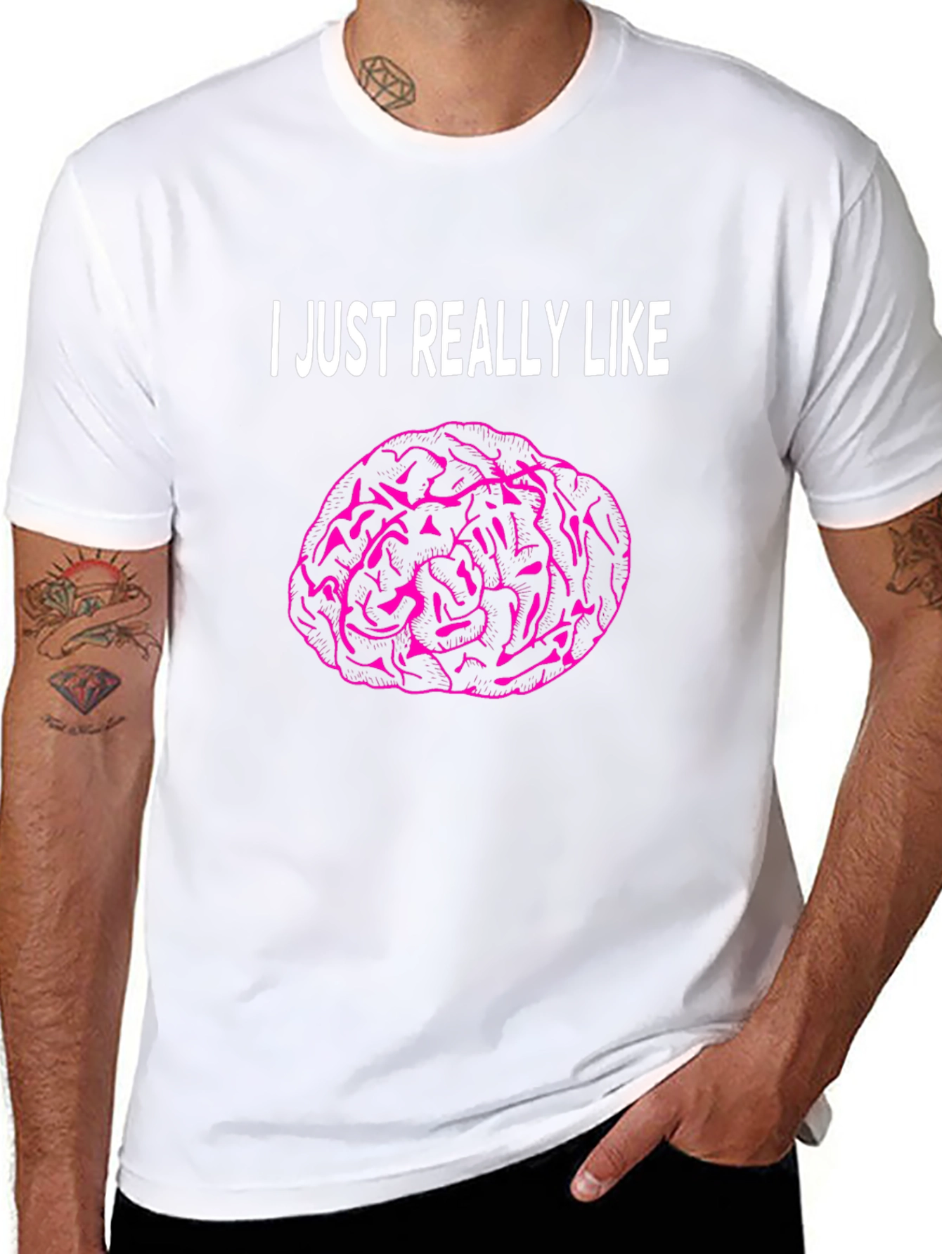 I Just Really Like Brains T-Shirt