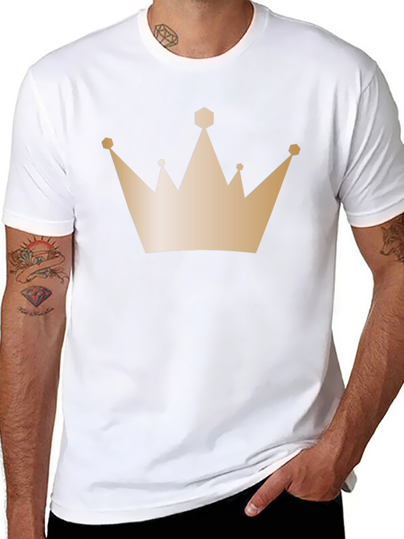 Royal Crown Graphic Tee - Classic Style