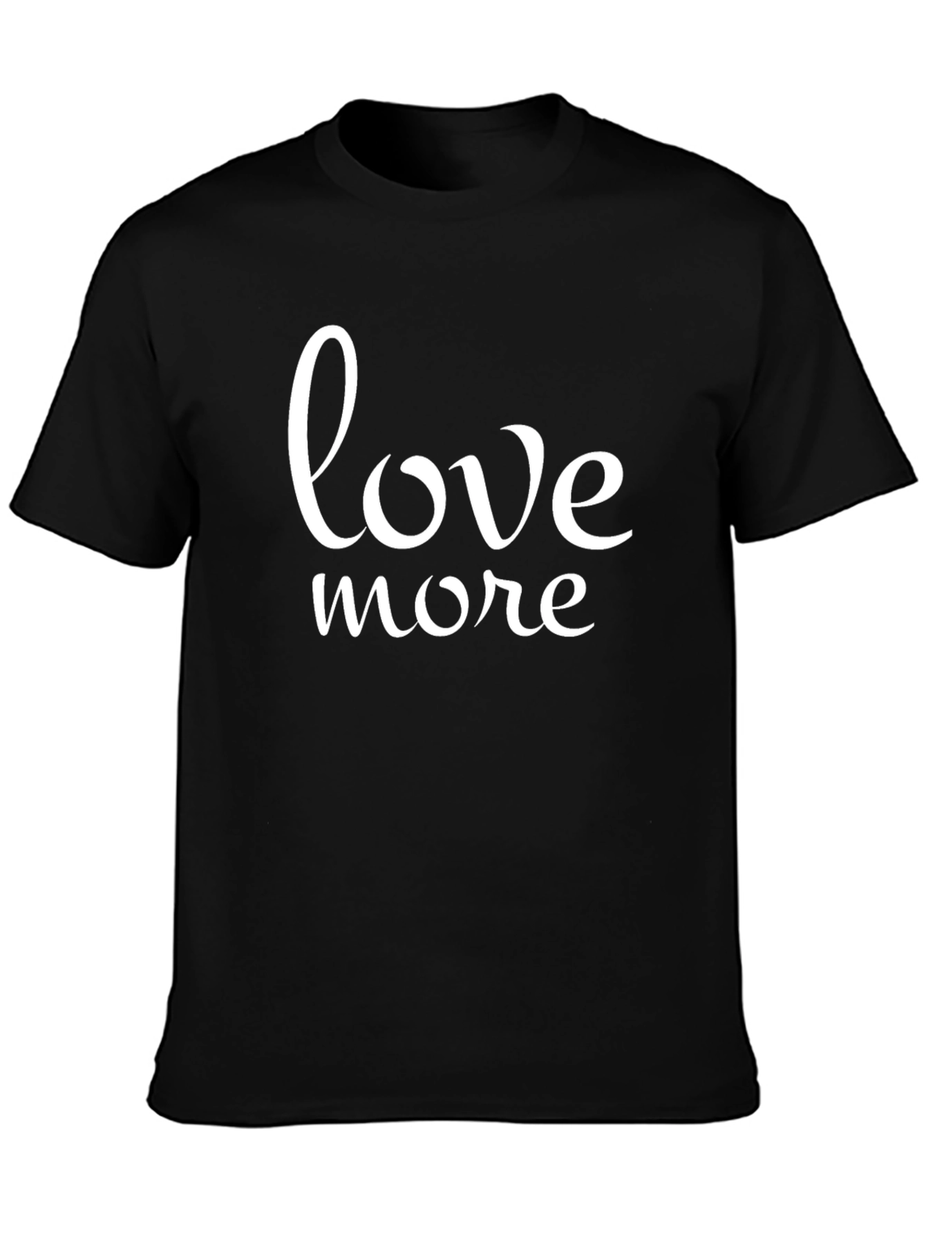 Love More Graphic Tee - Black