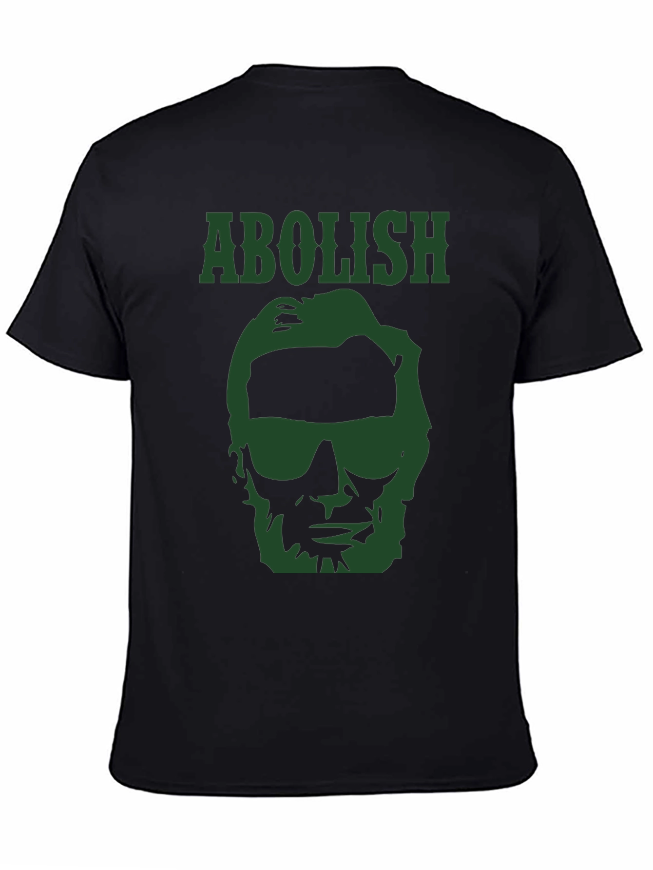 Abolish Lincoln T-Shirt - Green Graphic Print Tee