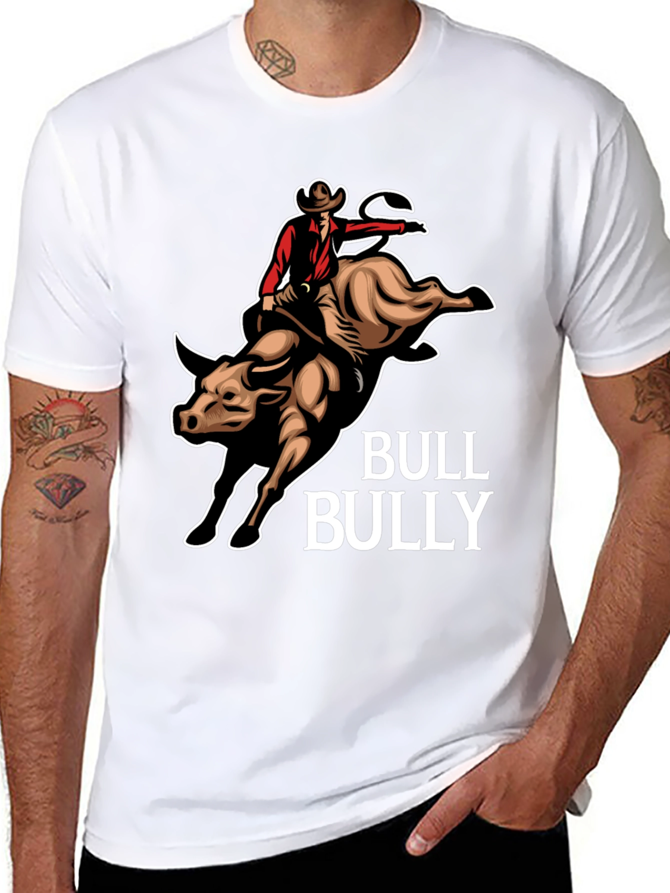 Bull Bully Graphic Tee - Western Rodeo Style