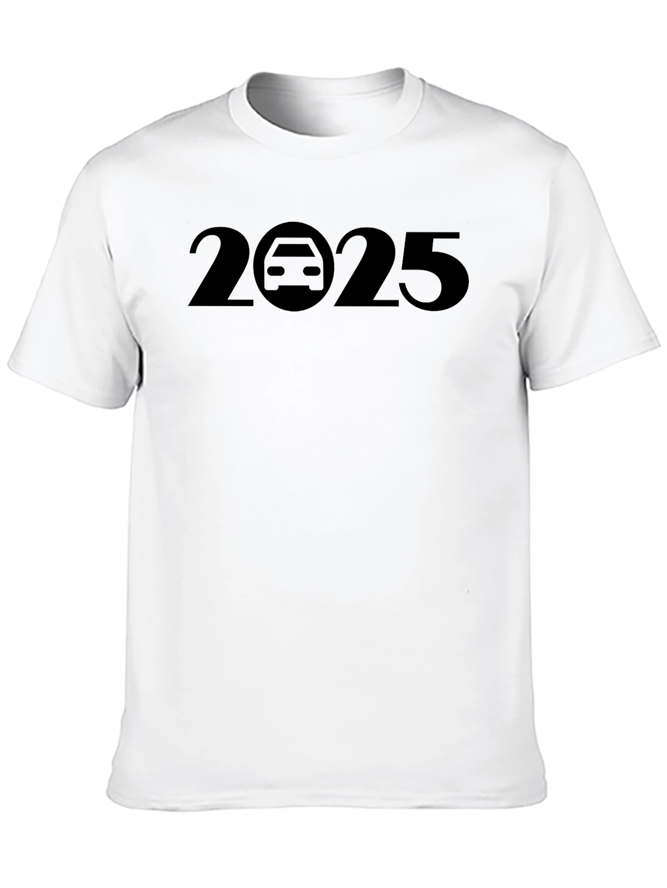 2025 Car Graphic Tee - Unisex Black T-Shirt