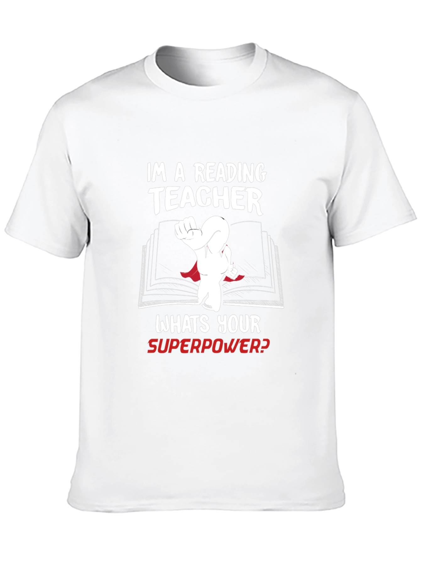Reading Teacher Superpower T-Shirt