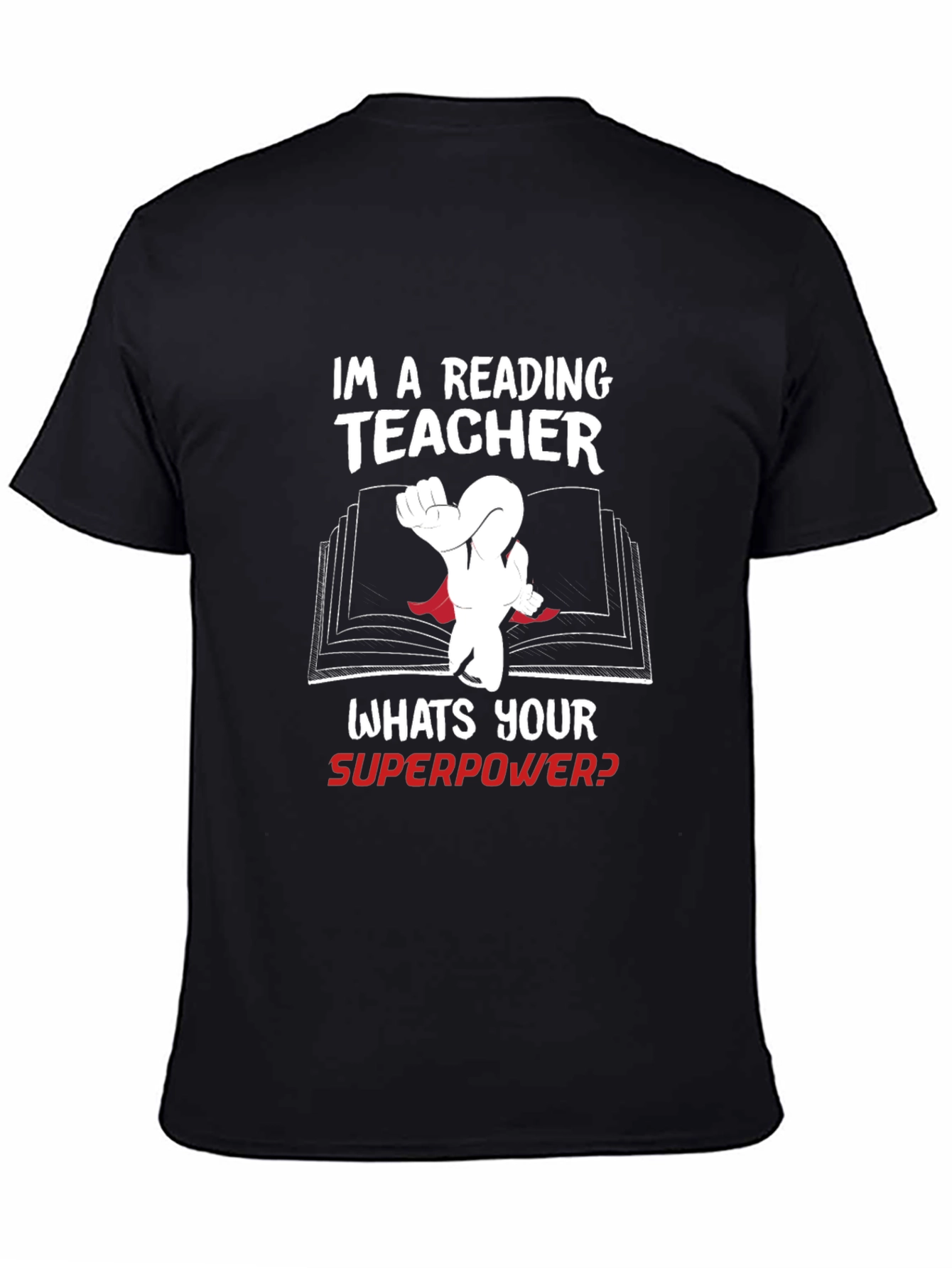 Reading Teacher Superpower T-Shirt