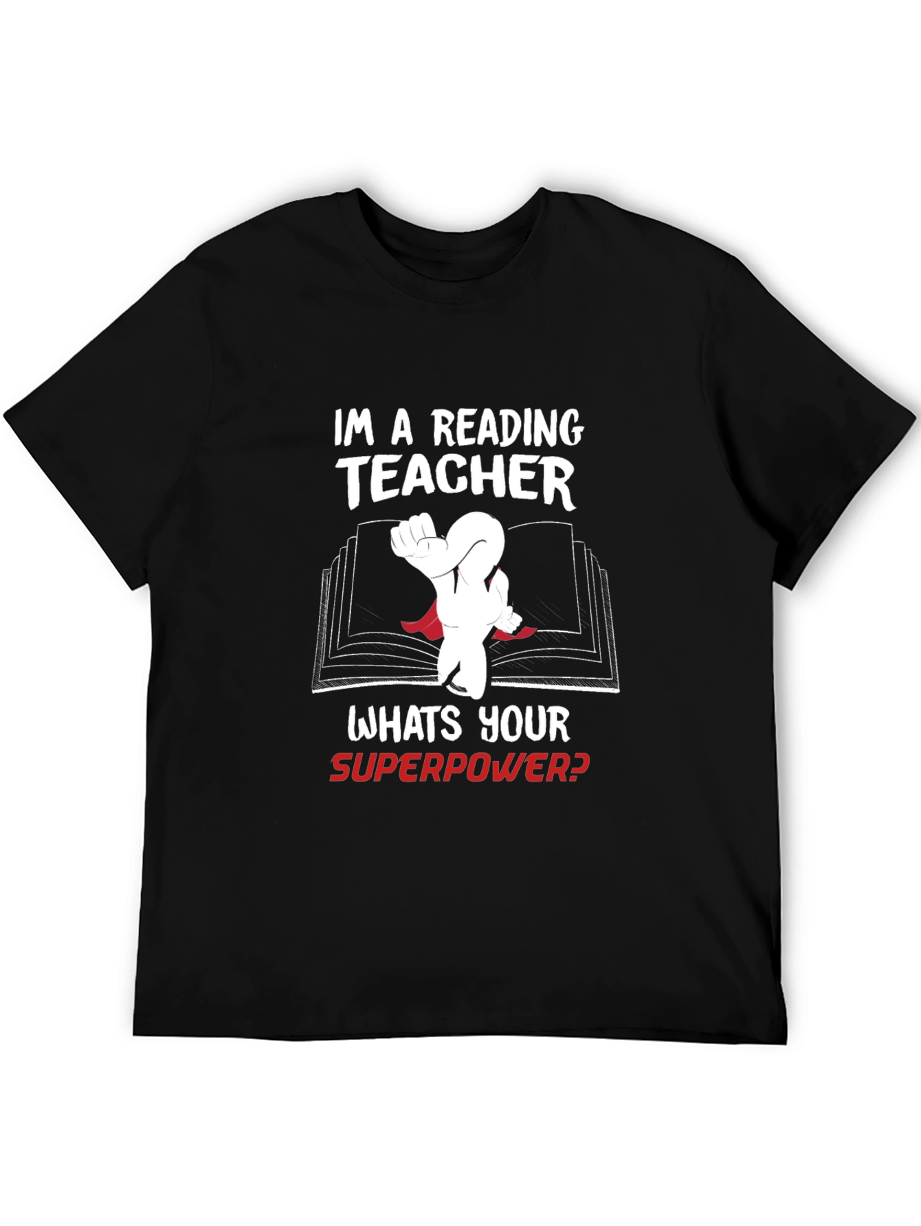 Reading Teacher Superpower T-Shirt