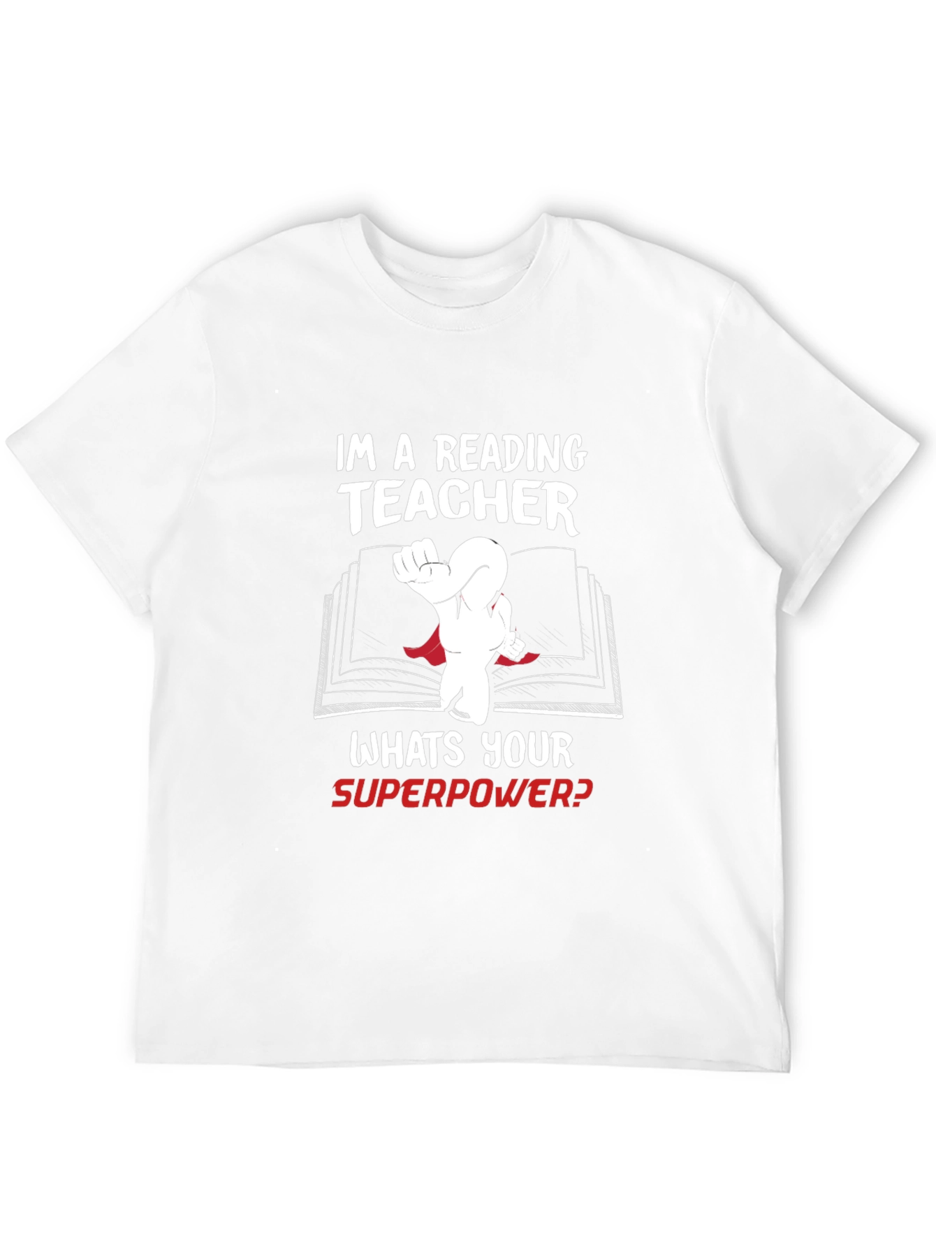 Reading Teacher Superpower T-Shirt