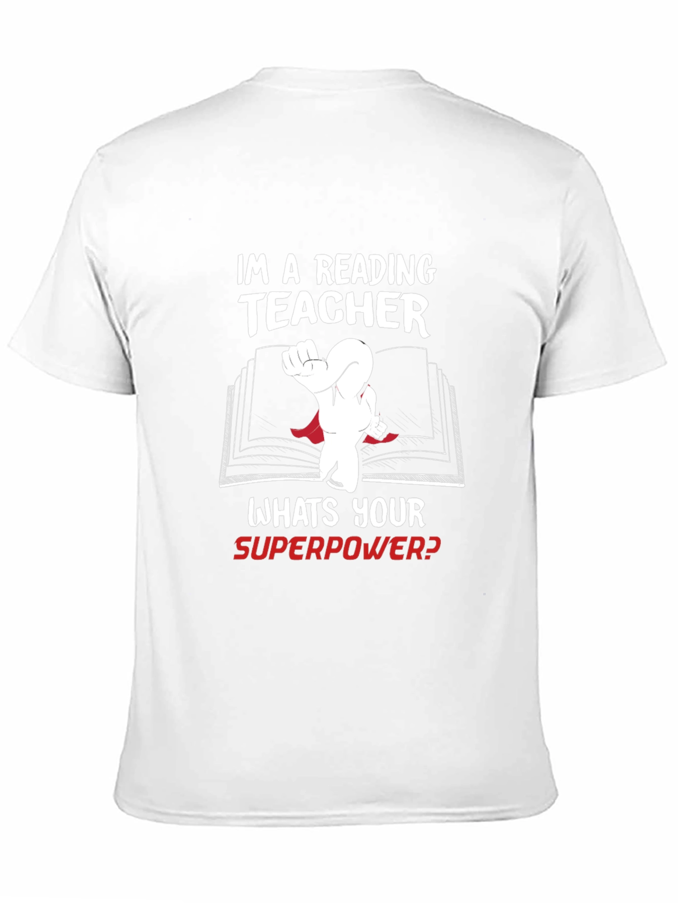 Reading Teacher Superpower T-Shirt