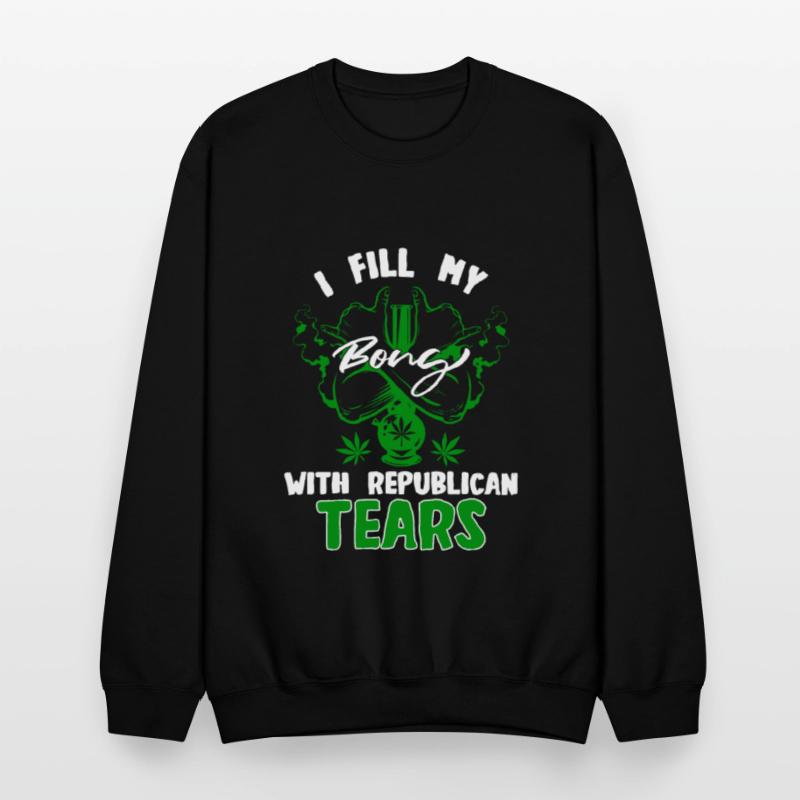 Liberal Democrat Stoner Weed Bong Anti Republican