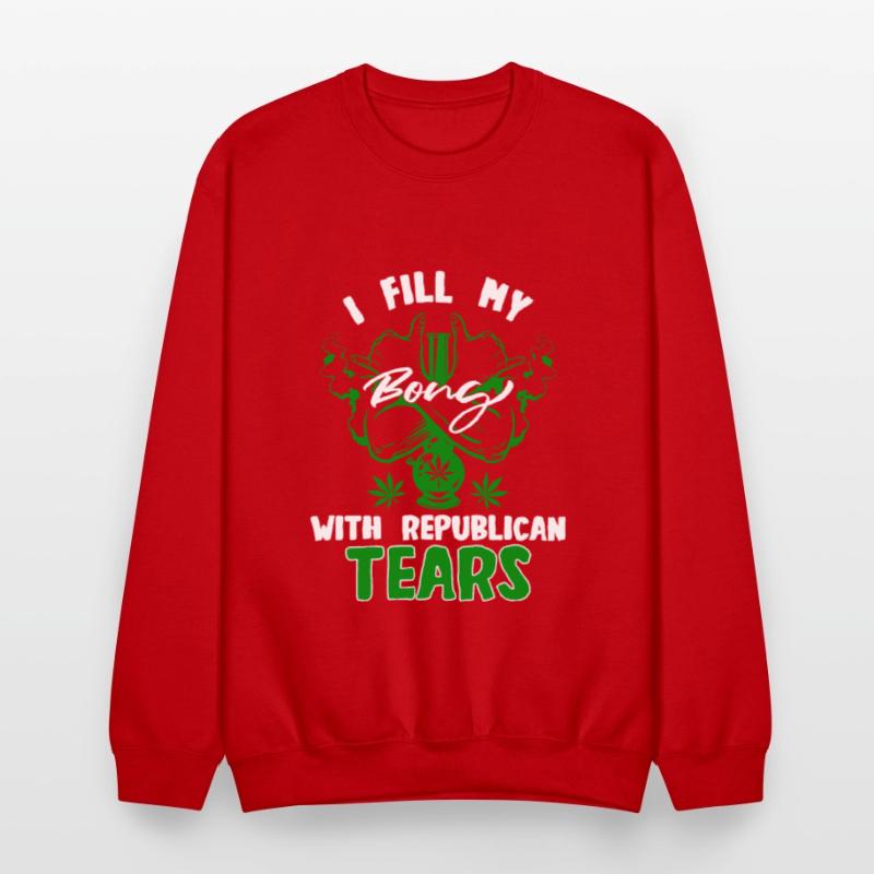 Liberal Democrat Stoner Weed Bong Anti Republican