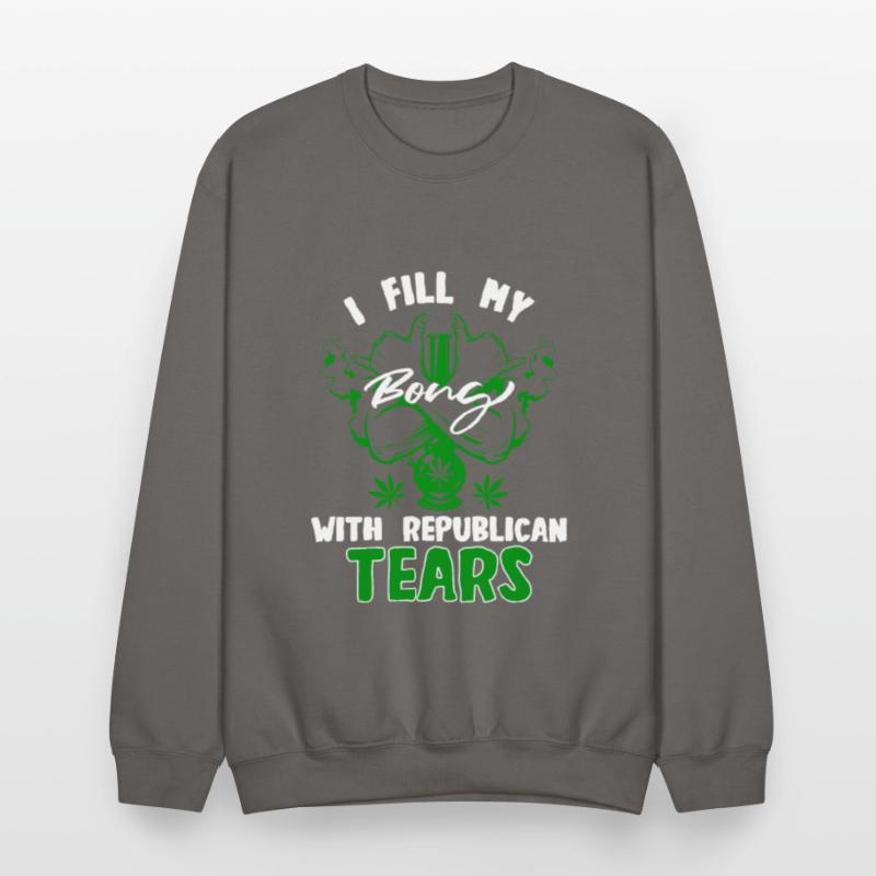 Liberal Democrat Stoner Weed Bong Anti Republican