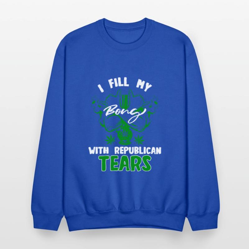 Liberal Democrat Stoner Weed Bong Anti Republican