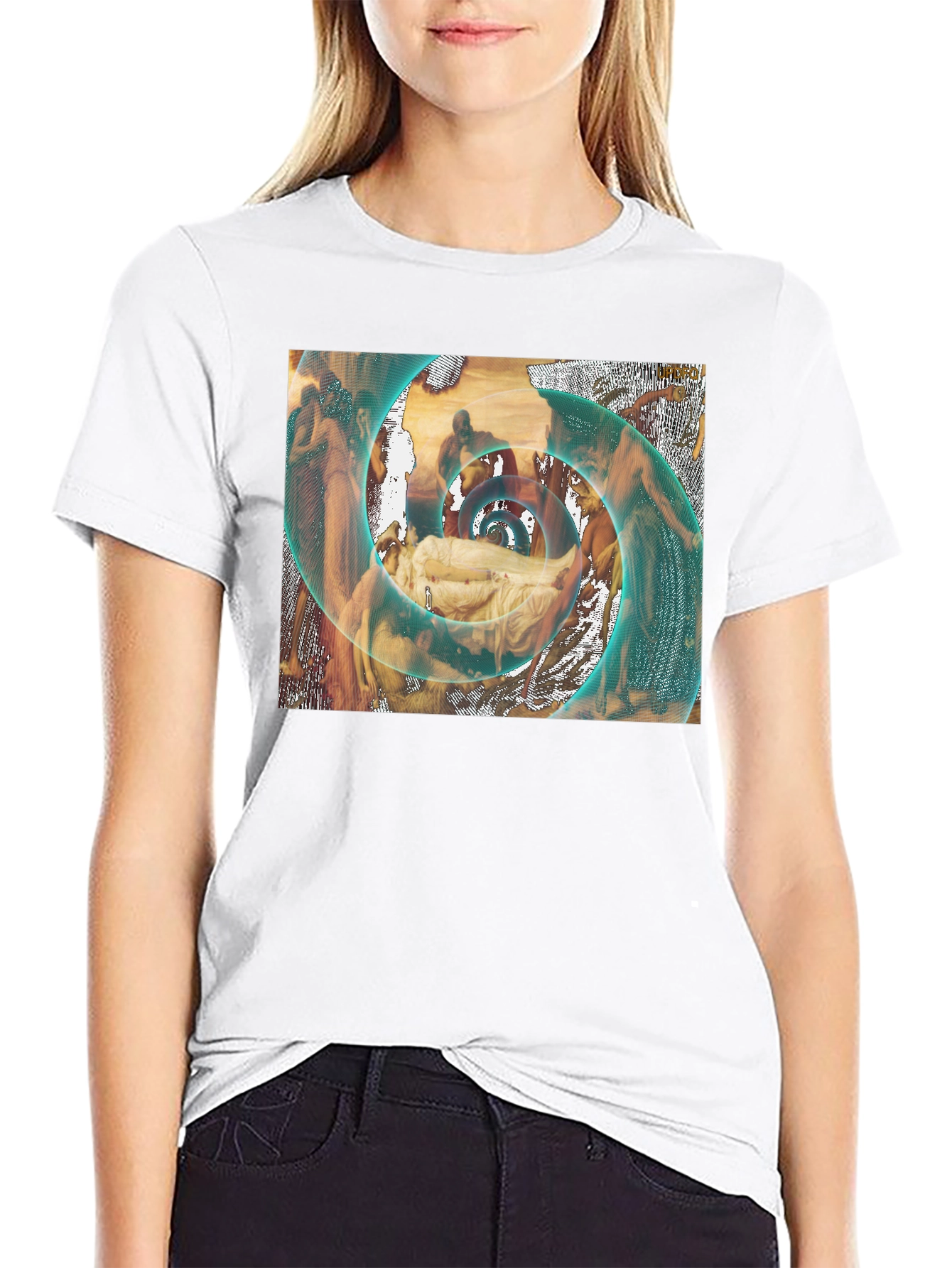 Surrealist Vortex T-Shirt: Unique Artistic Statement