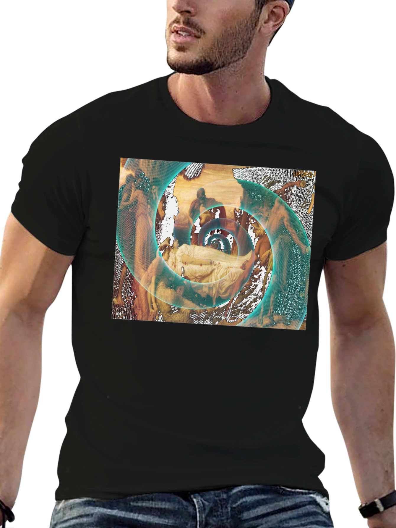 Surrealist Vortex T-Shirt: Unique Artistic Statement