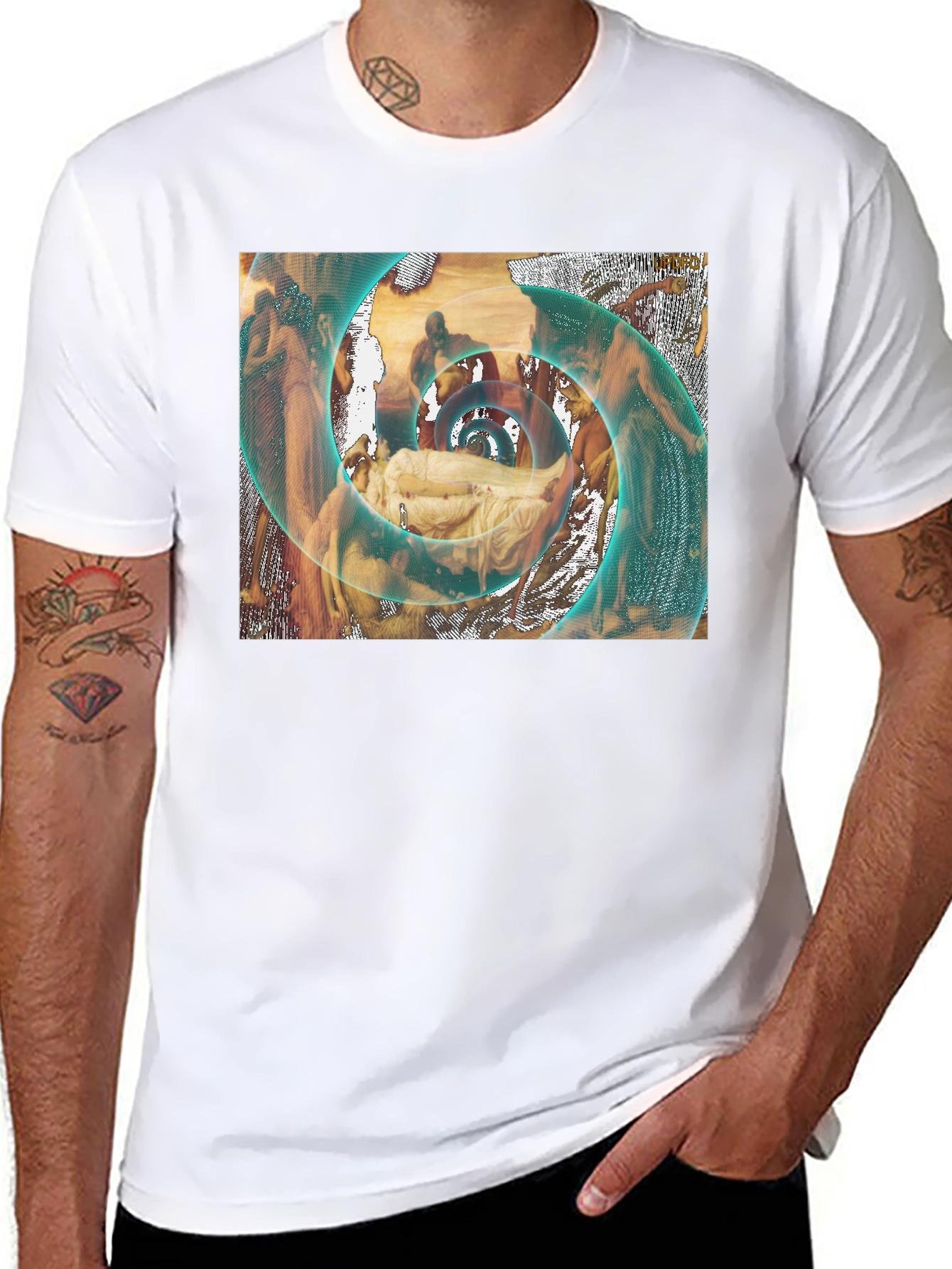 Surrealist Vortex T-Shirt: Unique Artistic Statement