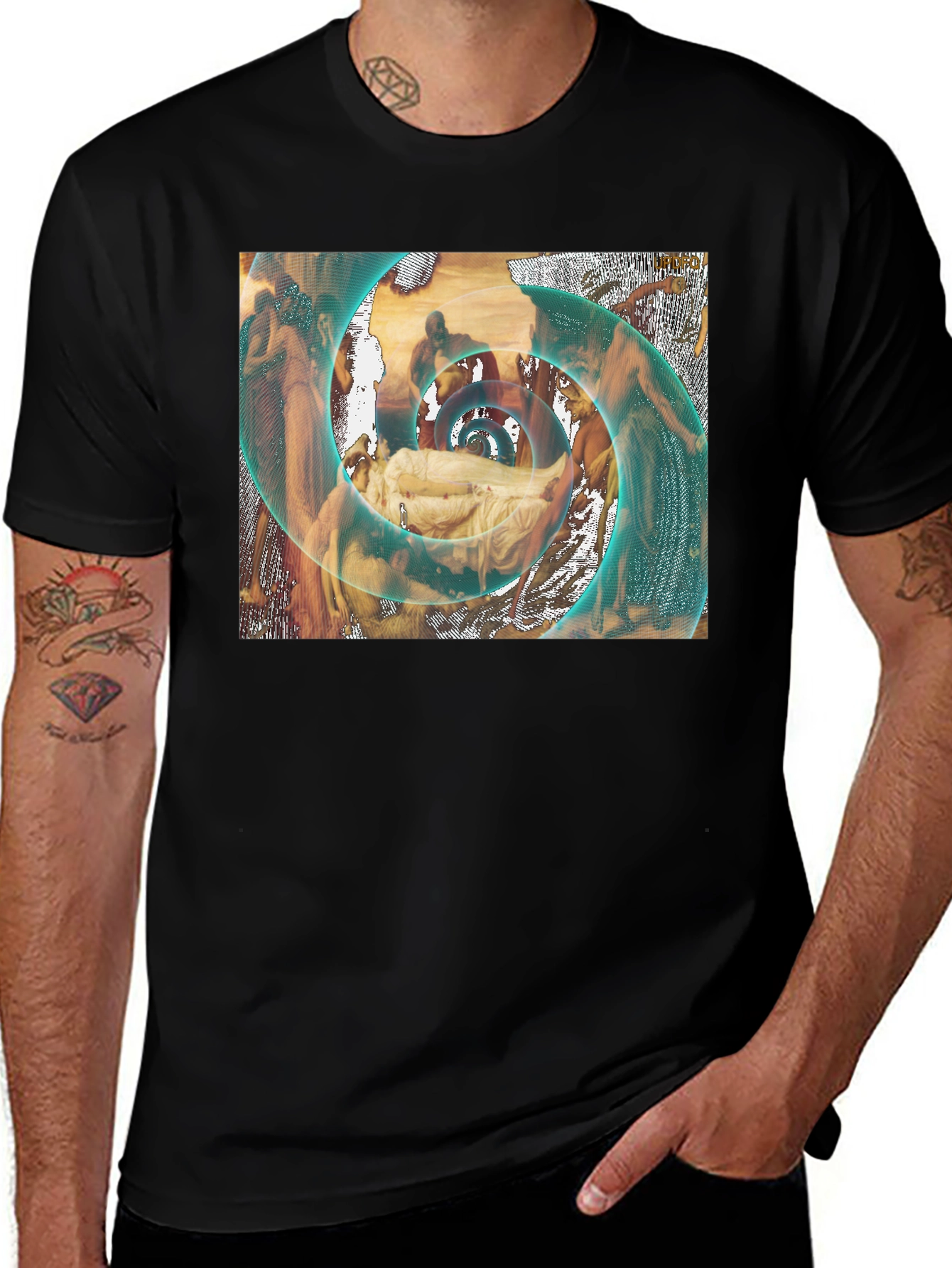 Surrealist Vortex T-Shirt: Unique Artistic Statement