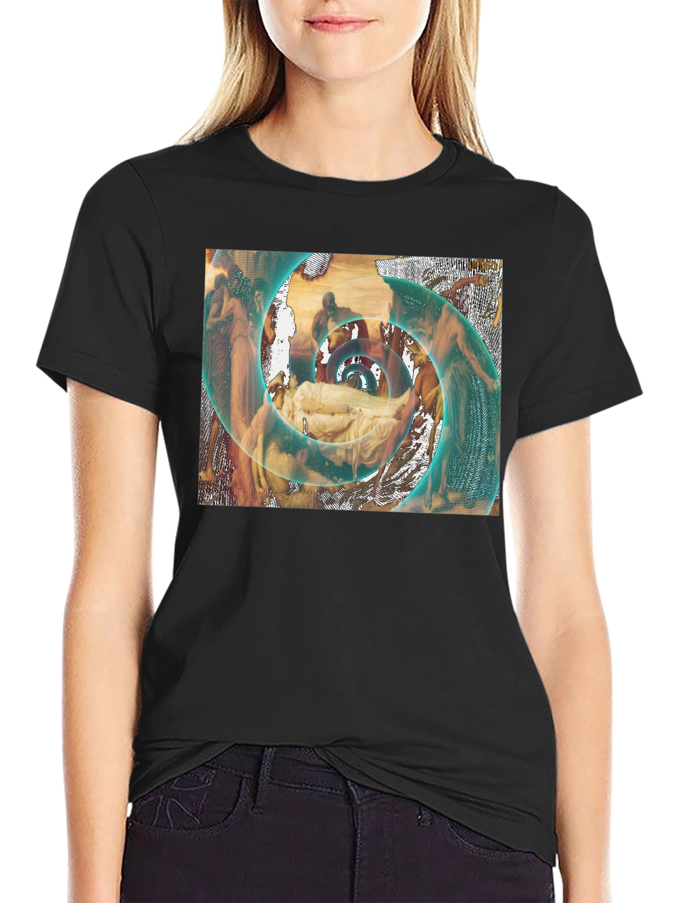 Surrealist Vortex T-Shirt: Unique Artistic Statement