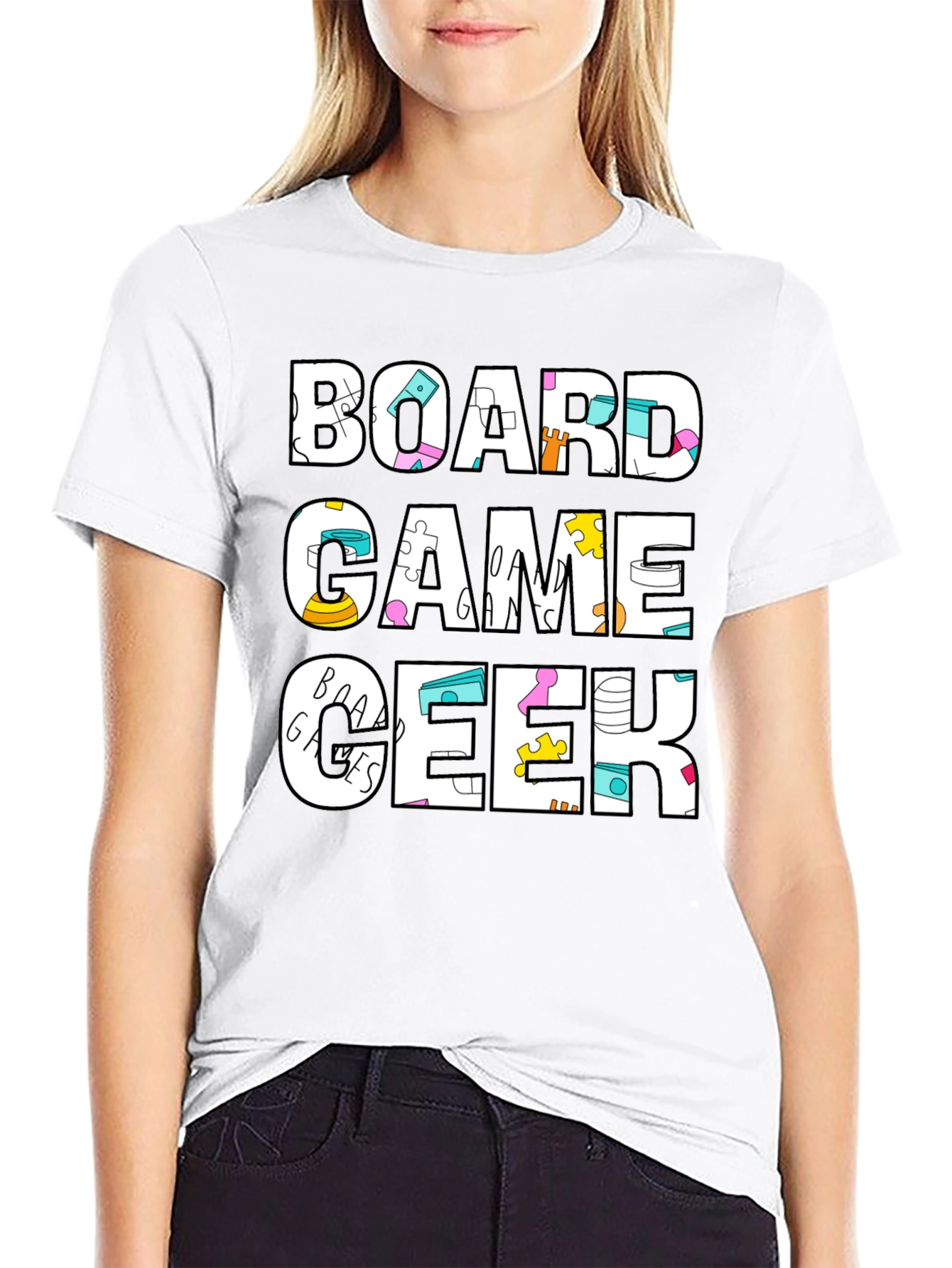 Board Game Geek Graphic Tee - Casual T-Shirt
