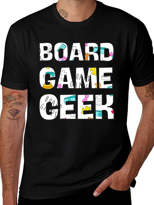Board Game Geek Graphic Tee - Casual T-Shirt
