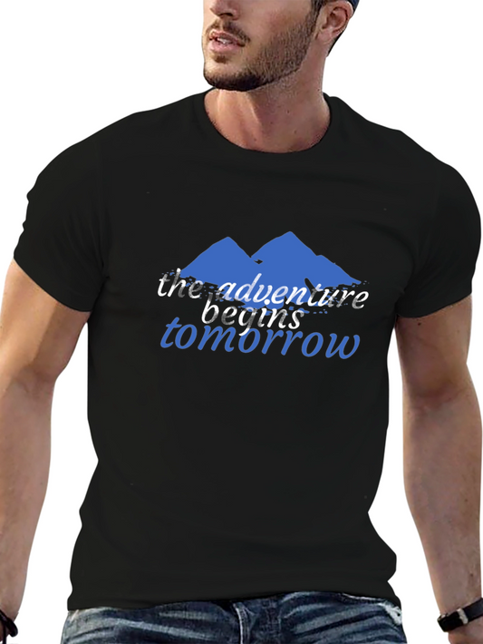 Adventure Begins Tomorrow Graphic Tee