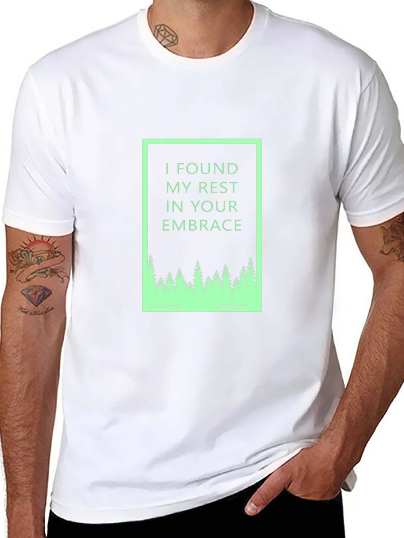 Natures Embrace Graphic Tee - Black