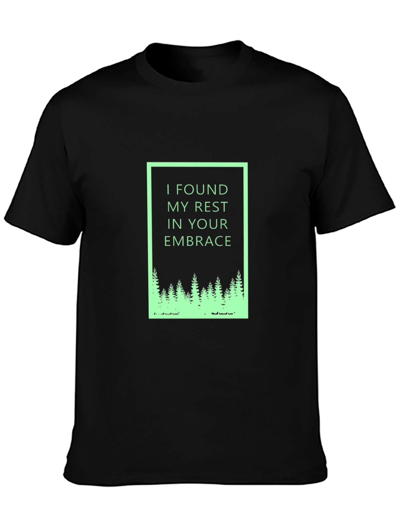 Natures Embrace Graphic Tee - Black
