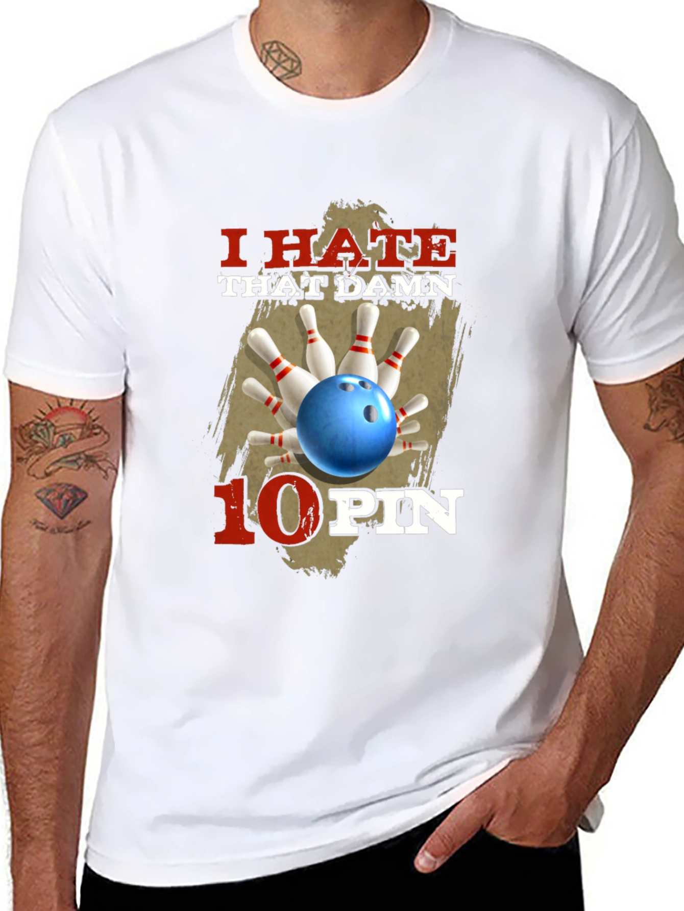 I Hate That Damn 10 Pin Bowling T-Shirt