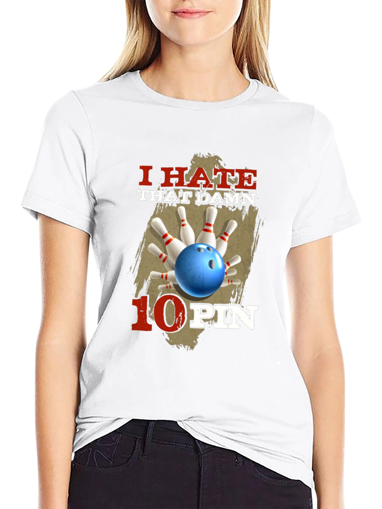 I Hate That Damn 10 Pin Bowling T-Shirt