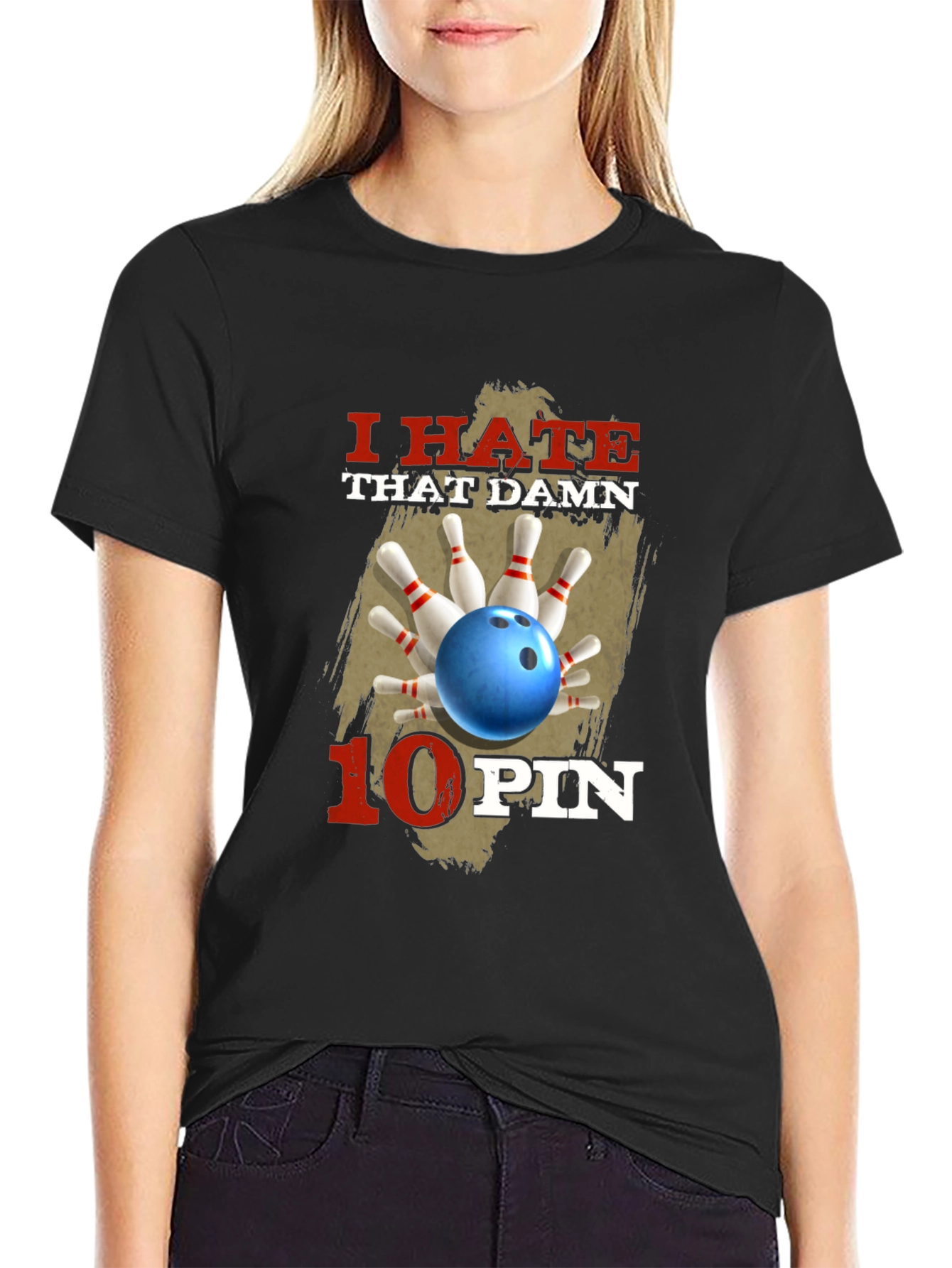 I Hate That Damn 10 Pin Bowling T-Shirt