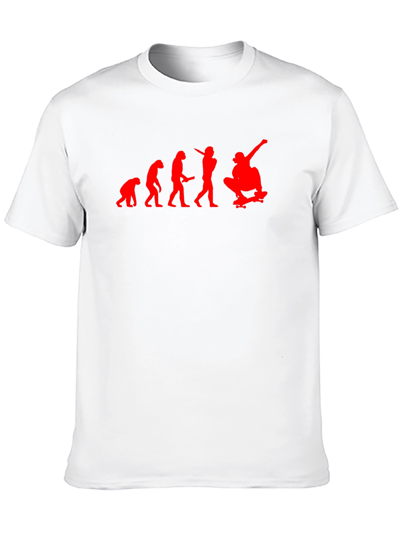 Evolution Skateboard T-Shirt - Black Cotton Tee